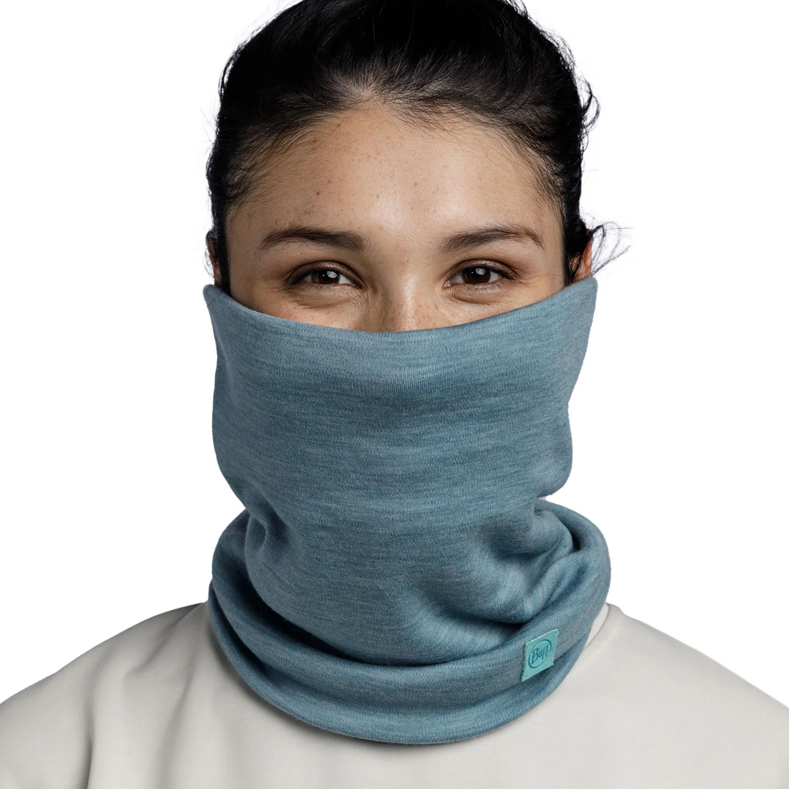 Buff Unisex Merino Wool Heavyweight Tubular Bandana Scarf - Pool - Image 3