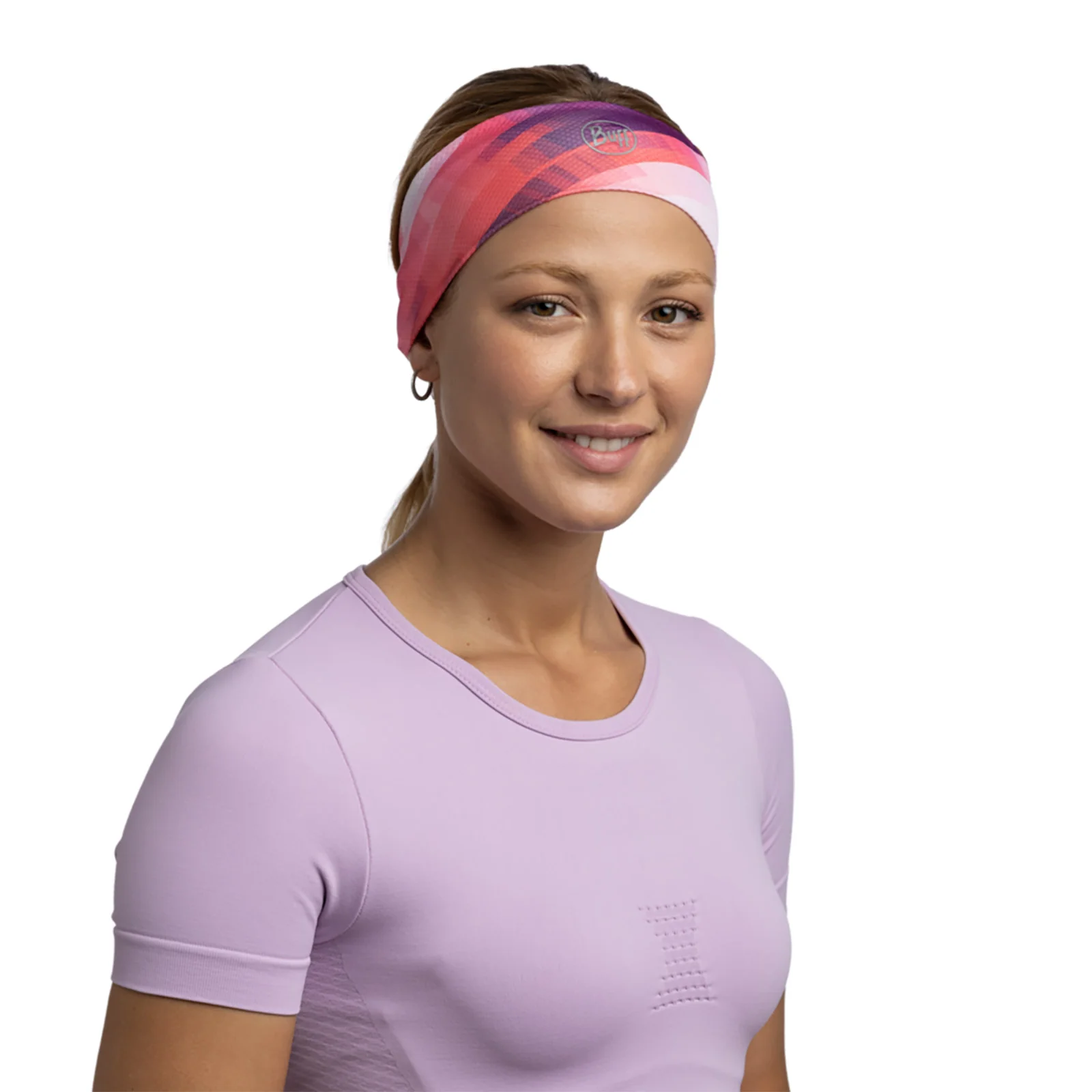 Buff Womens Running Cycling Walking Fastwick Headband - Wae Purple - Image 2