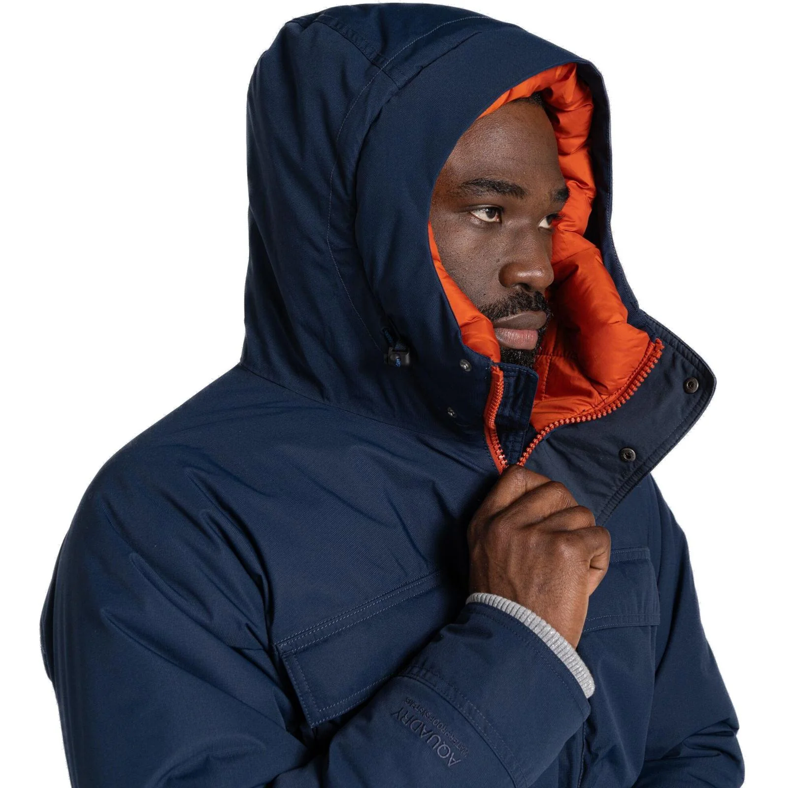 Craghoppers Mens Breckon Waterproof Padded Hooded Jacket - Image 17