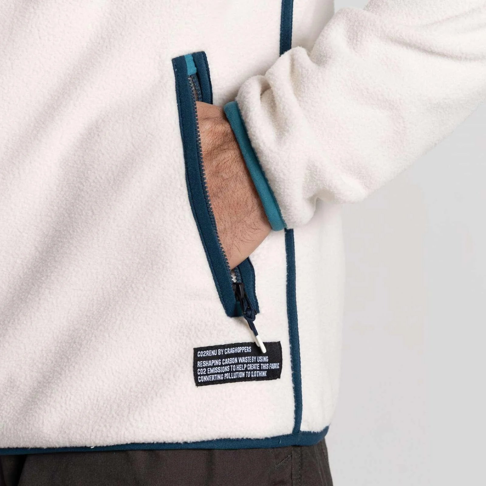 Craghoppers Mens CO2 Renu II Half Zip Fleece - Image 5