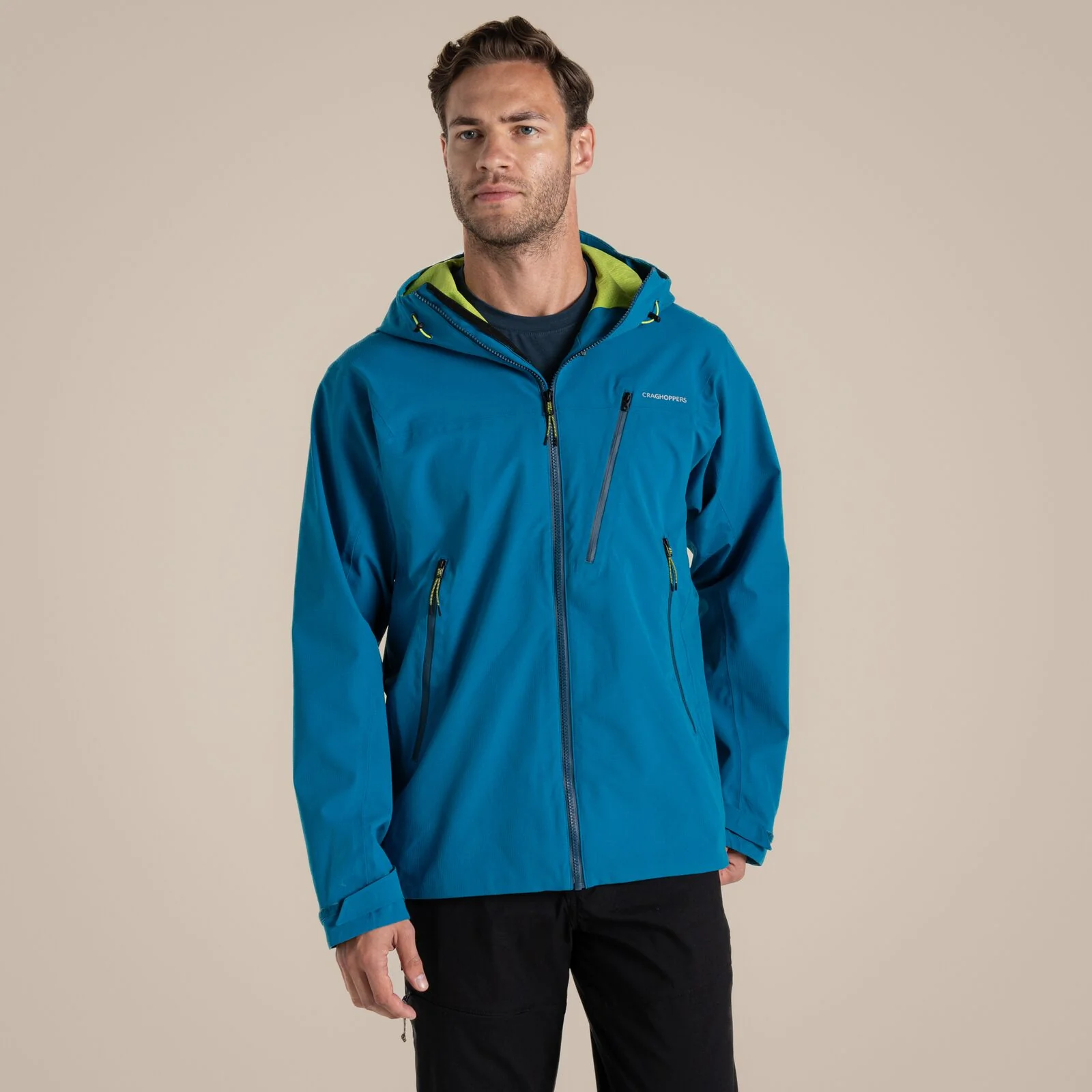 Craghoppers Mens Dynamic Pro 3 Breathable  Waterproof Jacket - Image 2