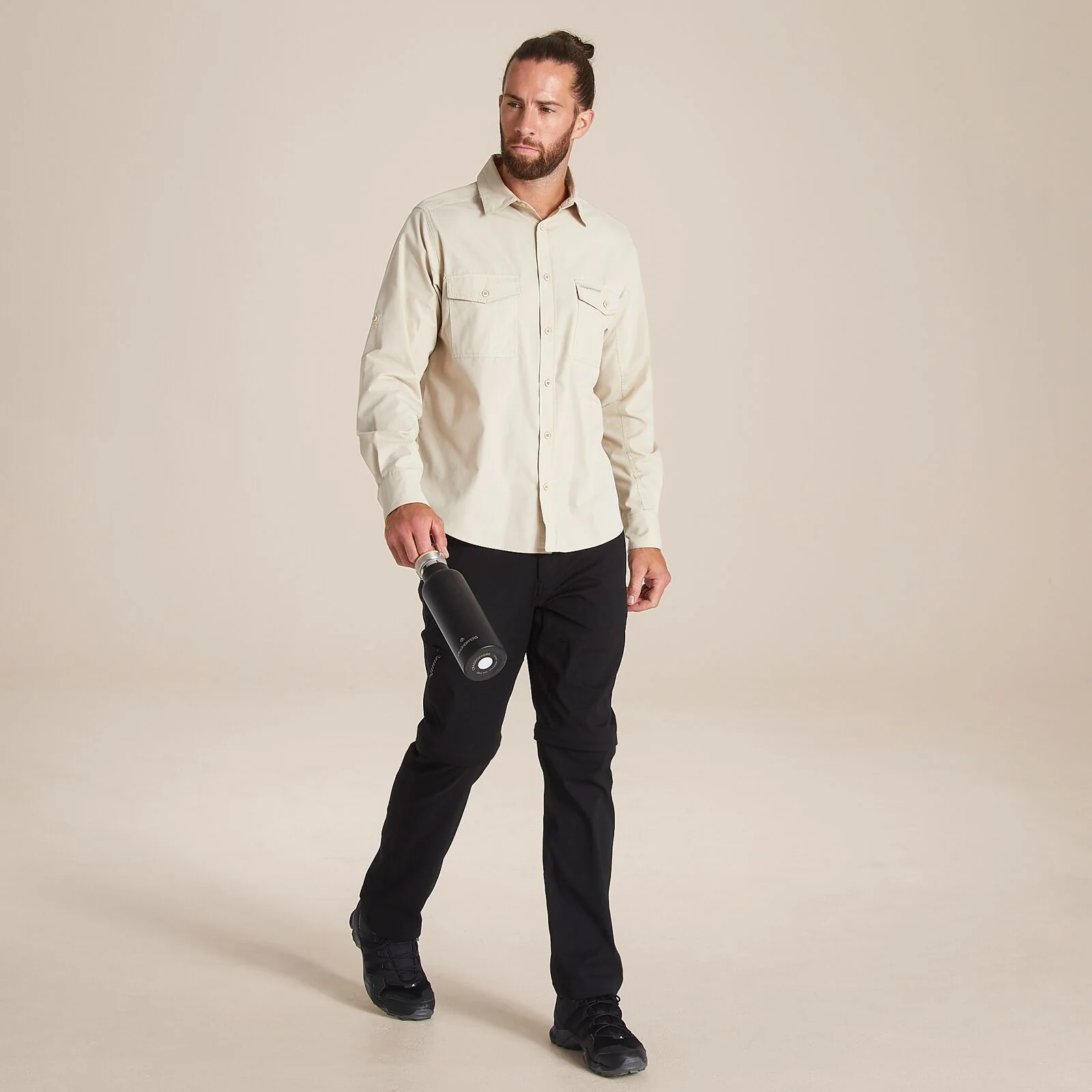 Craghoppers Mens Kiwi Sun Protection Long Sleeve Shirt - Image 29