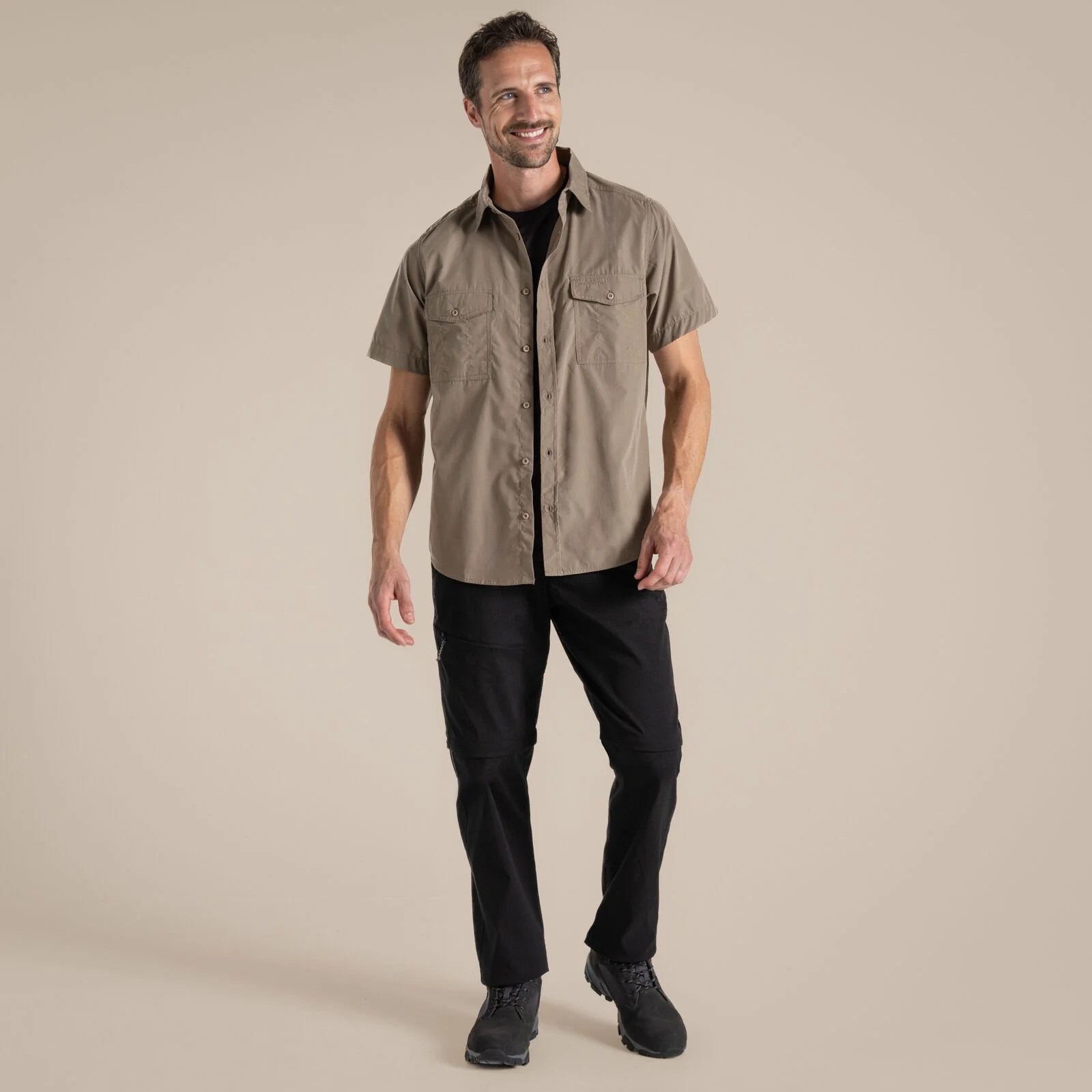 Craghoppers Mens Kiwi Sun Protection Short Sleeve Shirt - Image 19