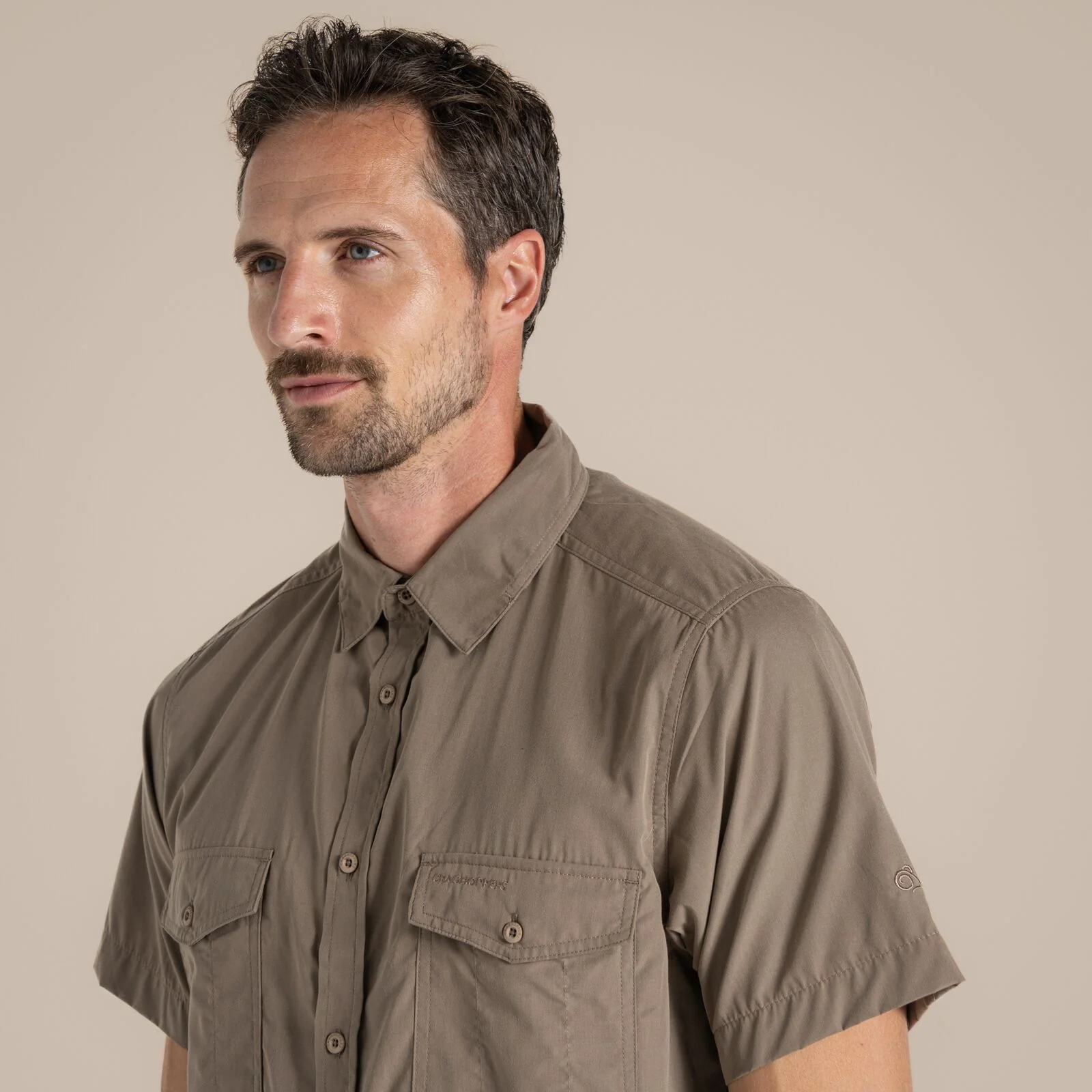 Craghoppers Mens Kiwi Sun Protection Short Sleeve Shirt - Image 24