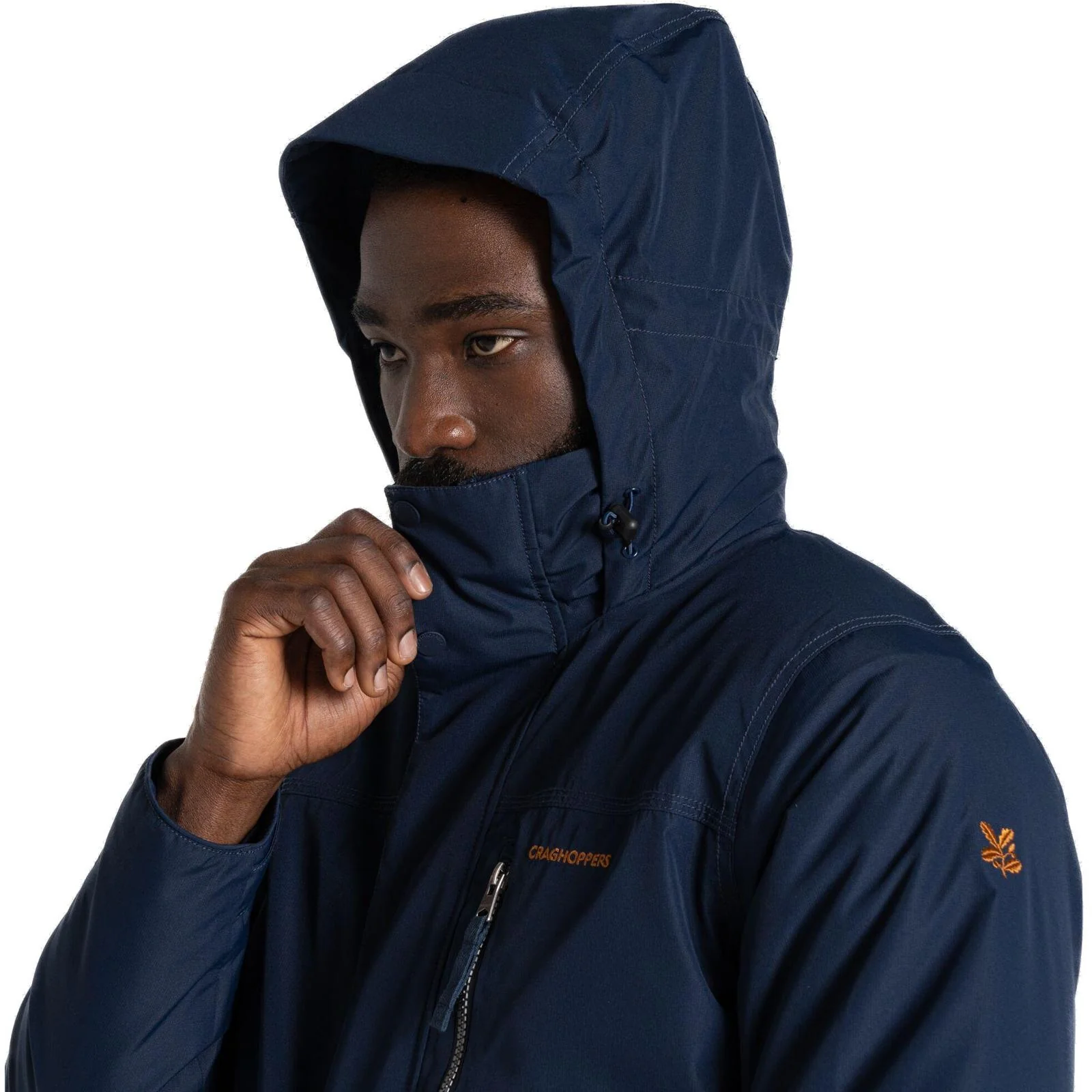 Craghoppers Mens National Trust Padley Waterproof Hooded Jacket - Image 16