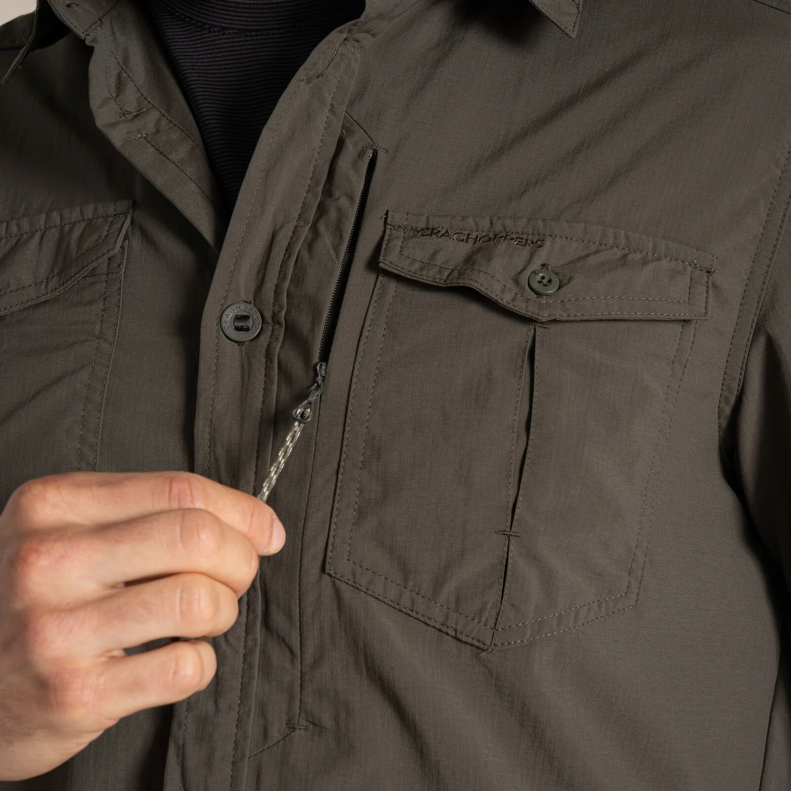 Craghoppers Mens NosiLife Adventure III Long Sleeve Shirt - Image 26