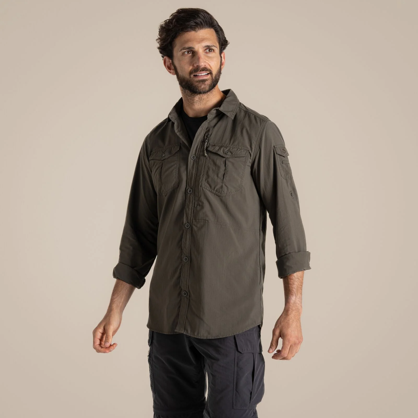 Craghoppers Mens NosiLife Adventure III Long Sleeve Shirt - Image 6