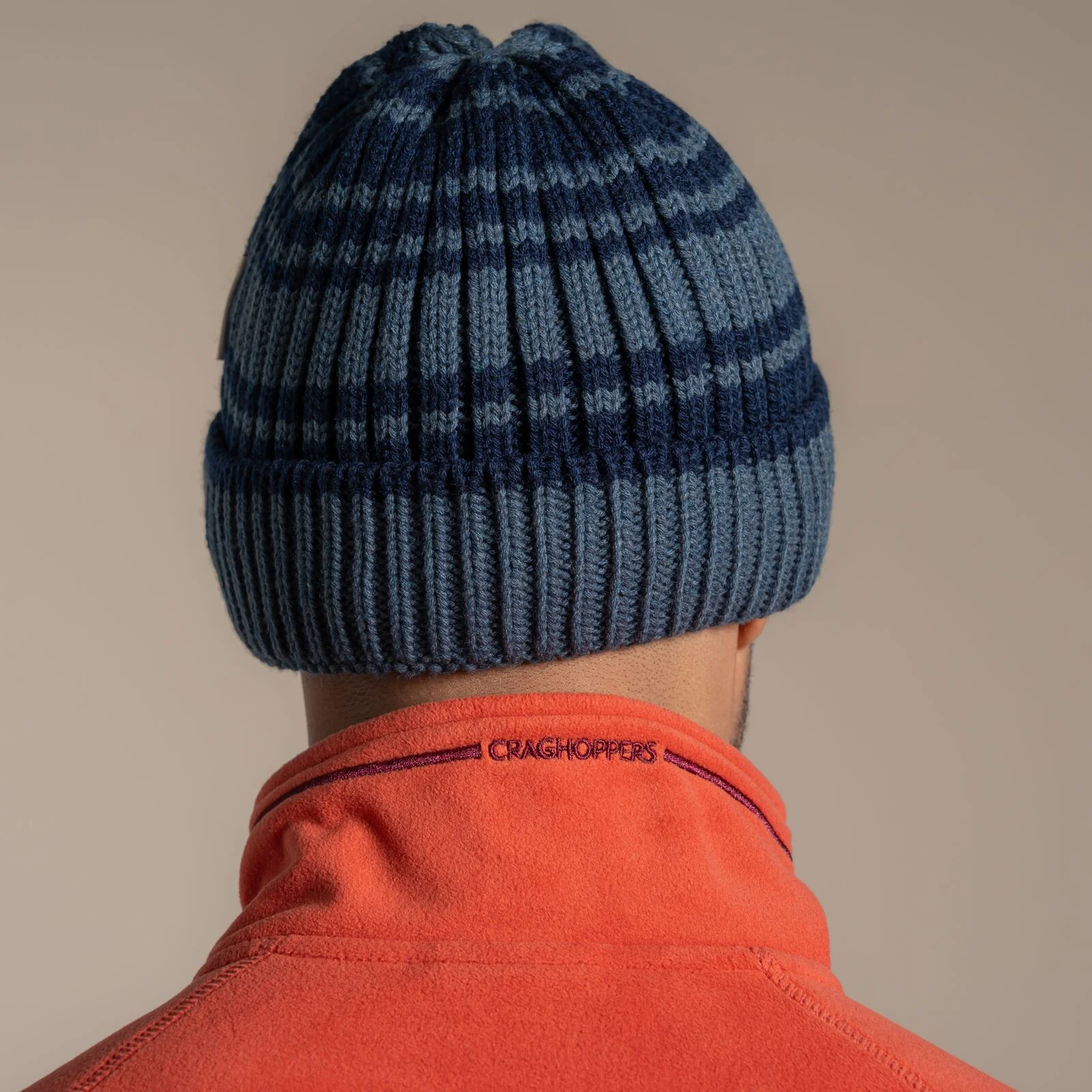 Craghoppers Mens Shale Rib Knit Beanie - Image 6