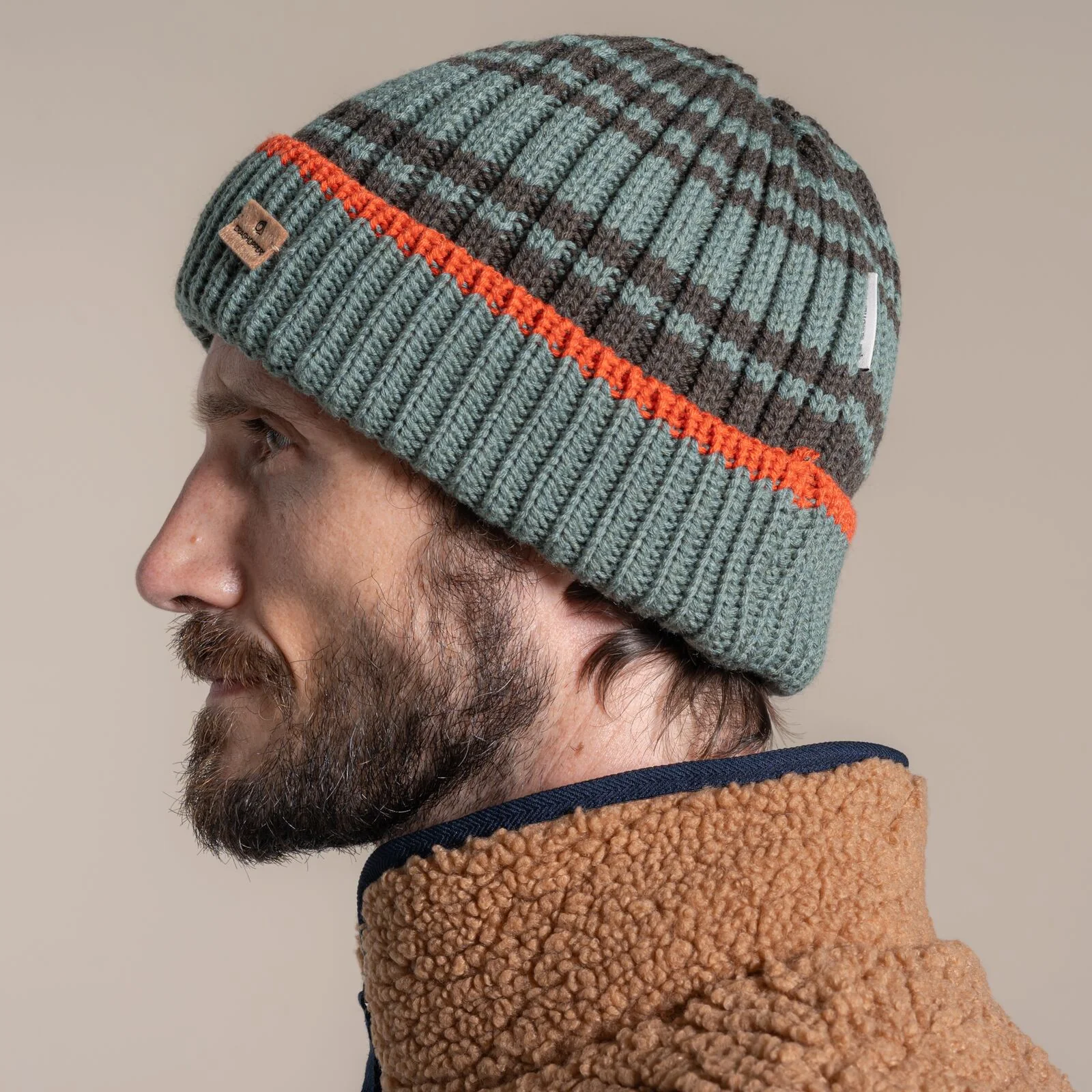 Craghoppers Mens Shale Rib Knit Beanie - Image 7