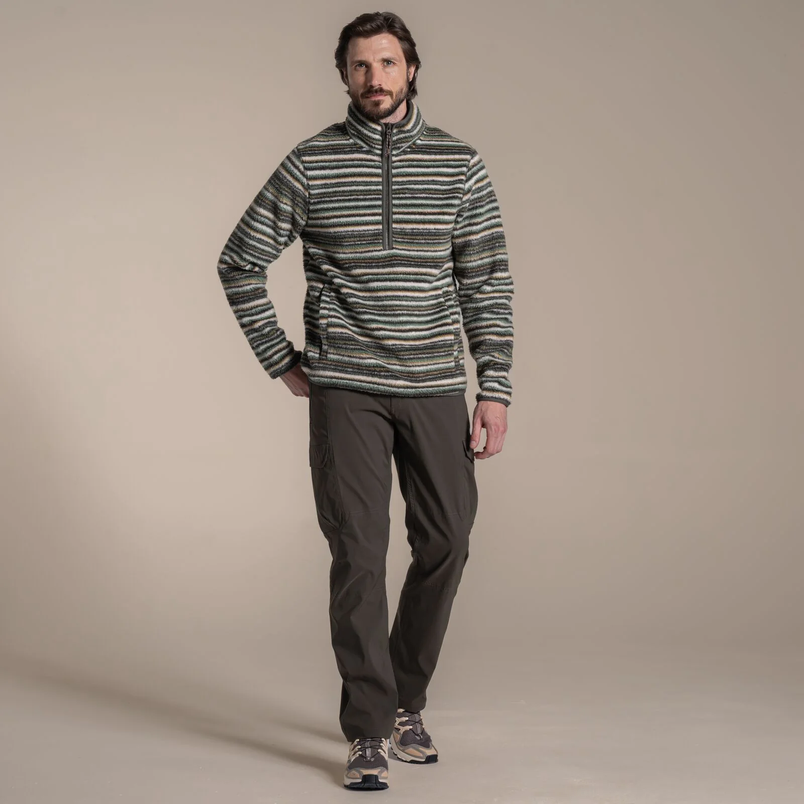 Craghoppers Mens Tatton II Borg Half Zip Fleece - Image 7