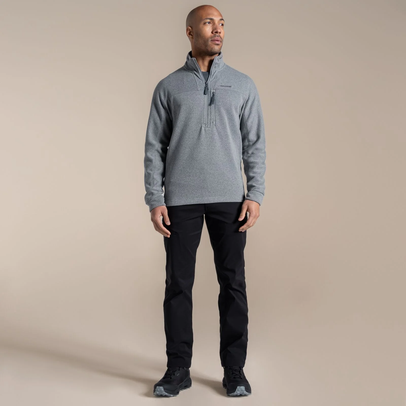 Craghoppers Mens Torney III Knitlook Half Zip Fleece - Image 13