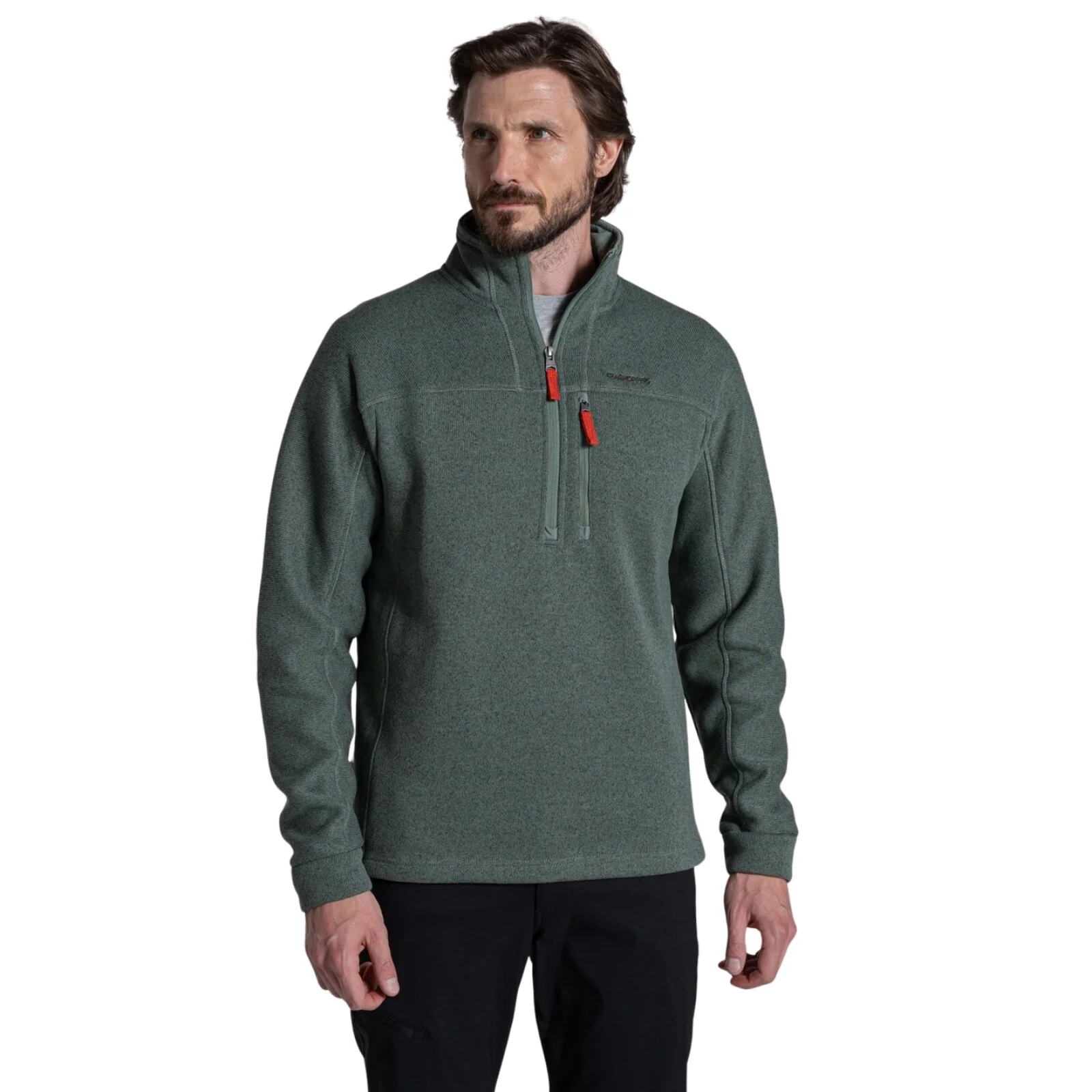 Craghoppers Mens Torney III Knitlook Half Zip Fleece - Image 5