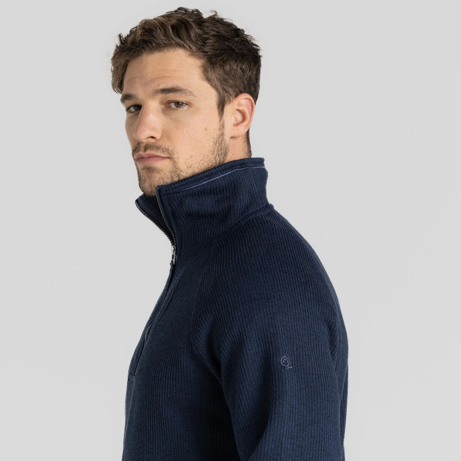 Craghoppers Mens Wole Half Zip High Collar Pullover Fleece - Image 15