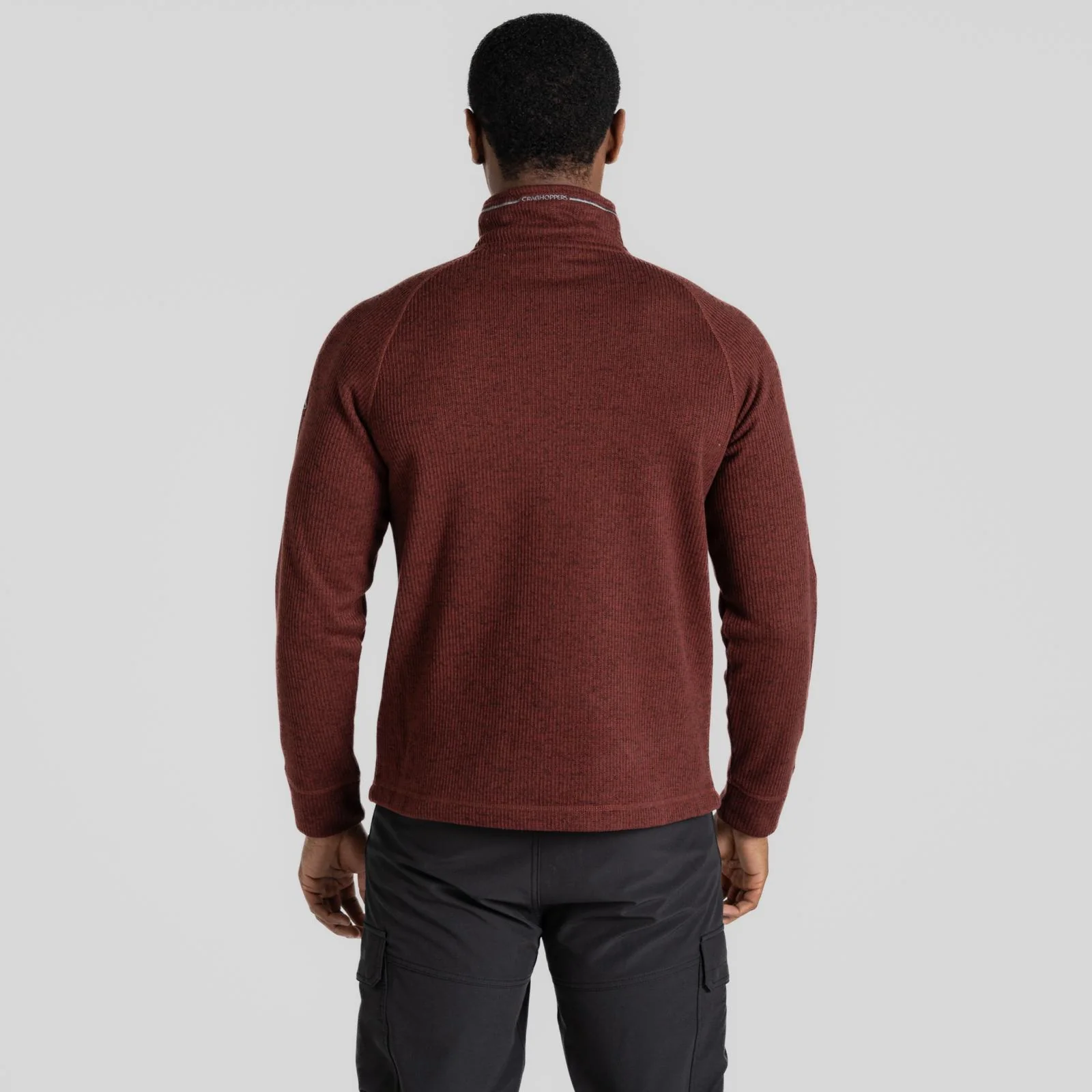 Craghoppers Mens Wole Half Zip High Collar Pullover Fleece - Image 7