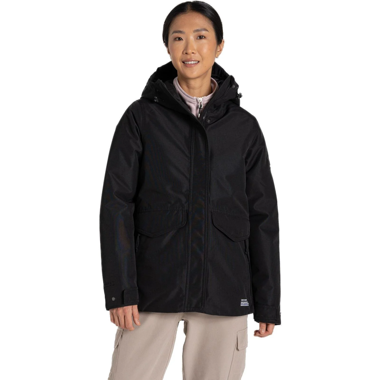 Craghoppers Womens CO2 Renu Sally Waterproof Hooded Jacket - Image 2