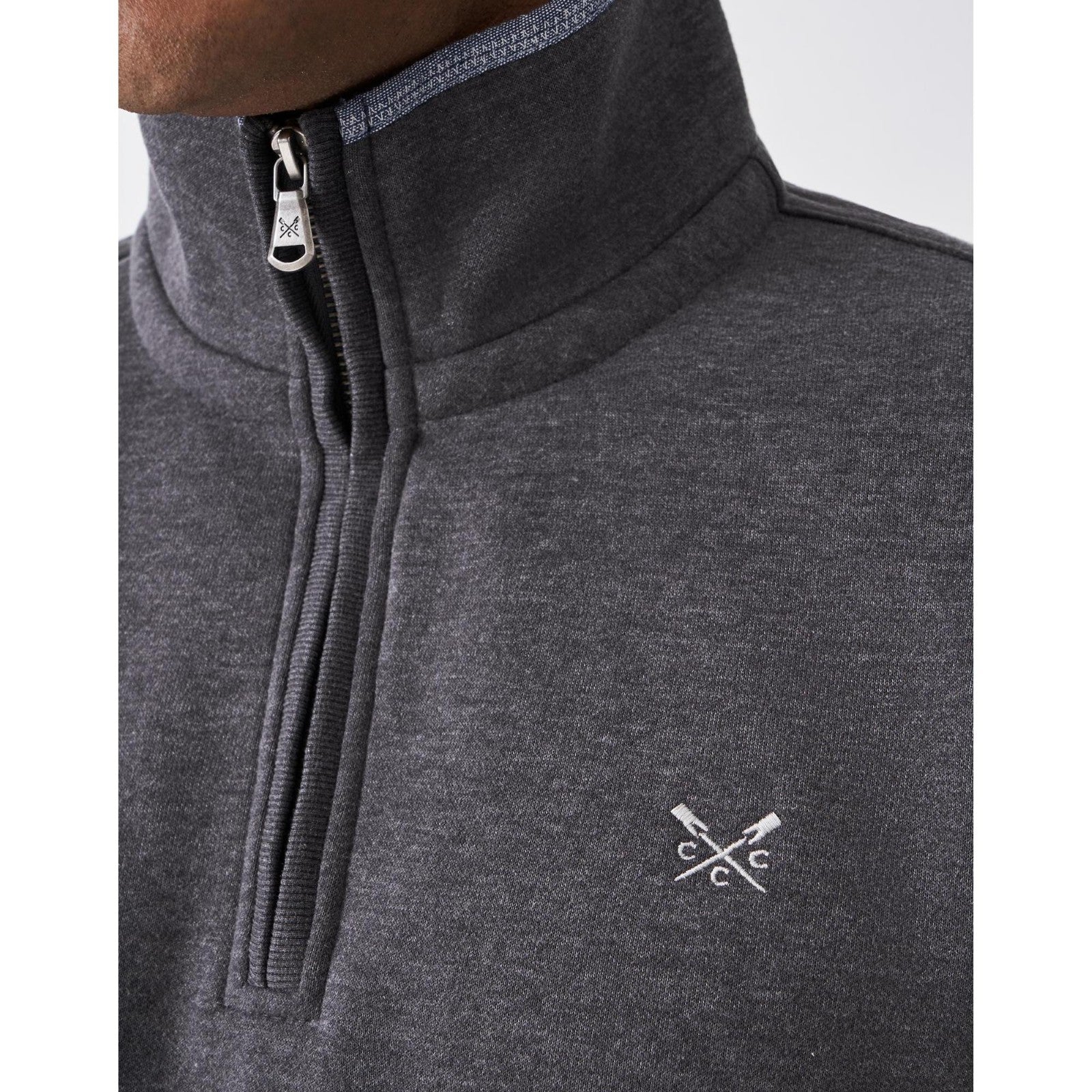 Crew Clothing Mens Classic Half Zip Sweatshirt - Image 16