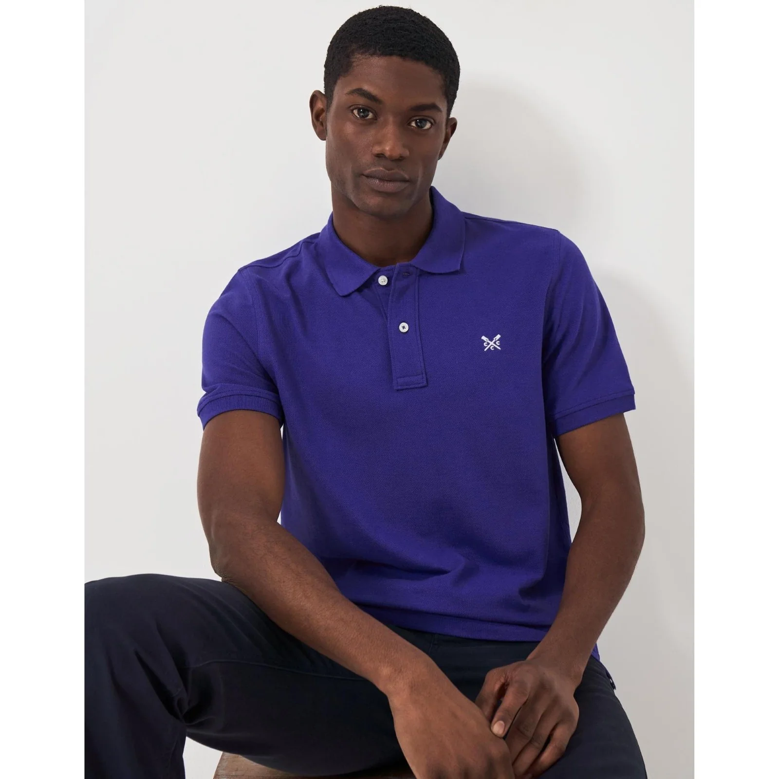 Crew Clothing Mens Classic Pique Short Sleeve Polo Shirt - Image 40