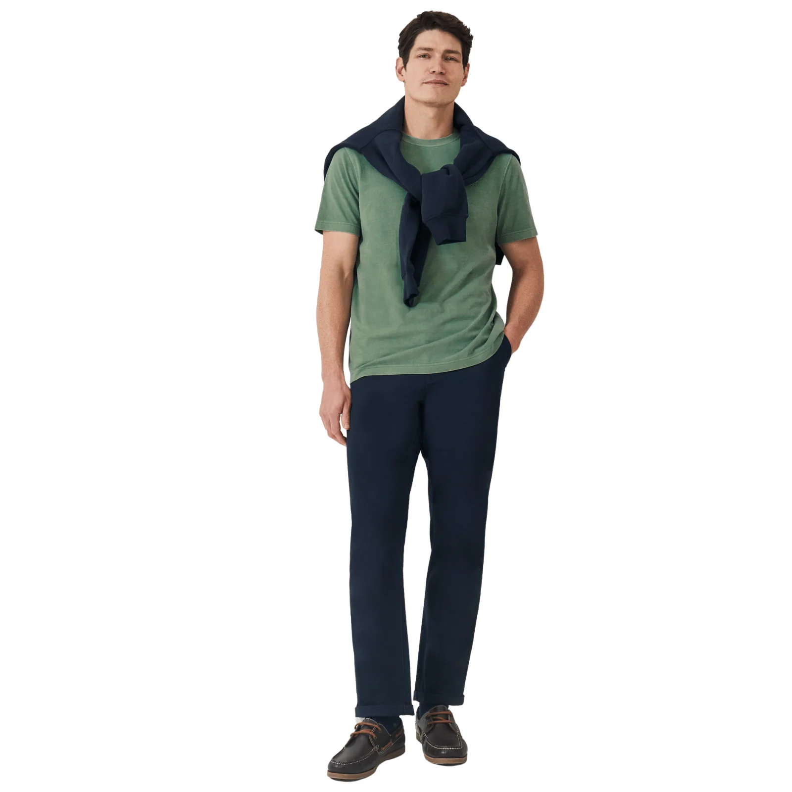 Crew Clothing Mens Garment Dye T-Shirt - Image 12
