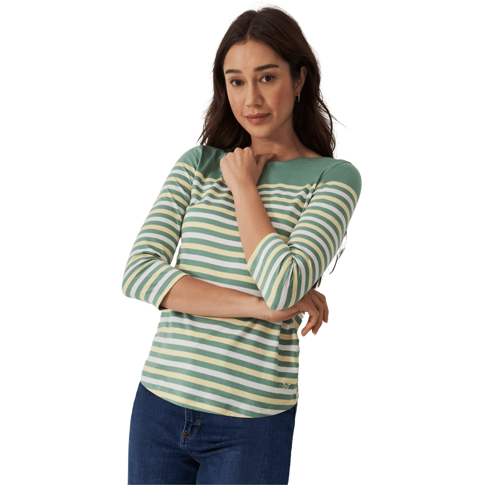 Crew Clothing Womens Essential Breton T-Shirt - Image 4
