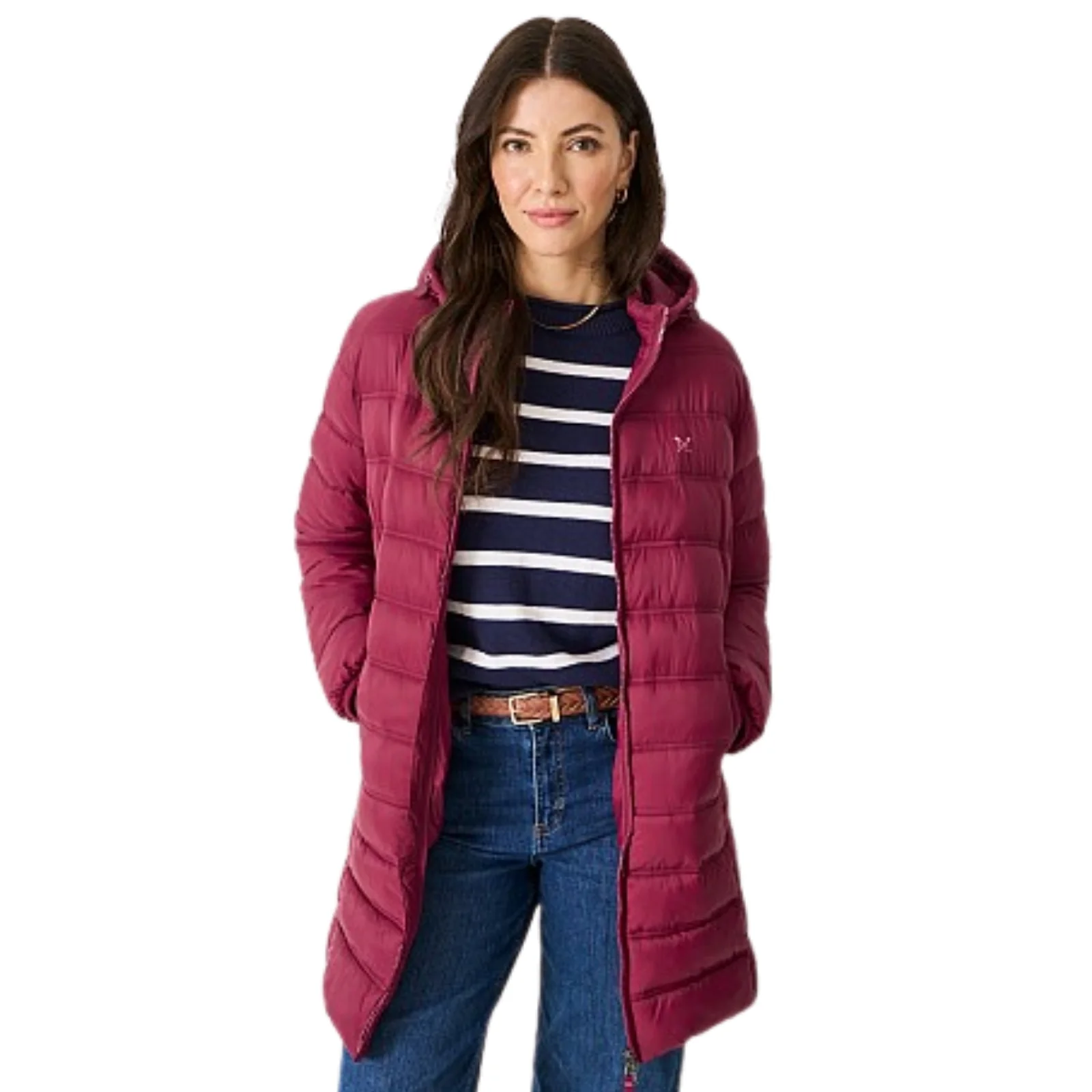 Crew Clothing Womens Lightweight Coat Padded Jacket - Image 2