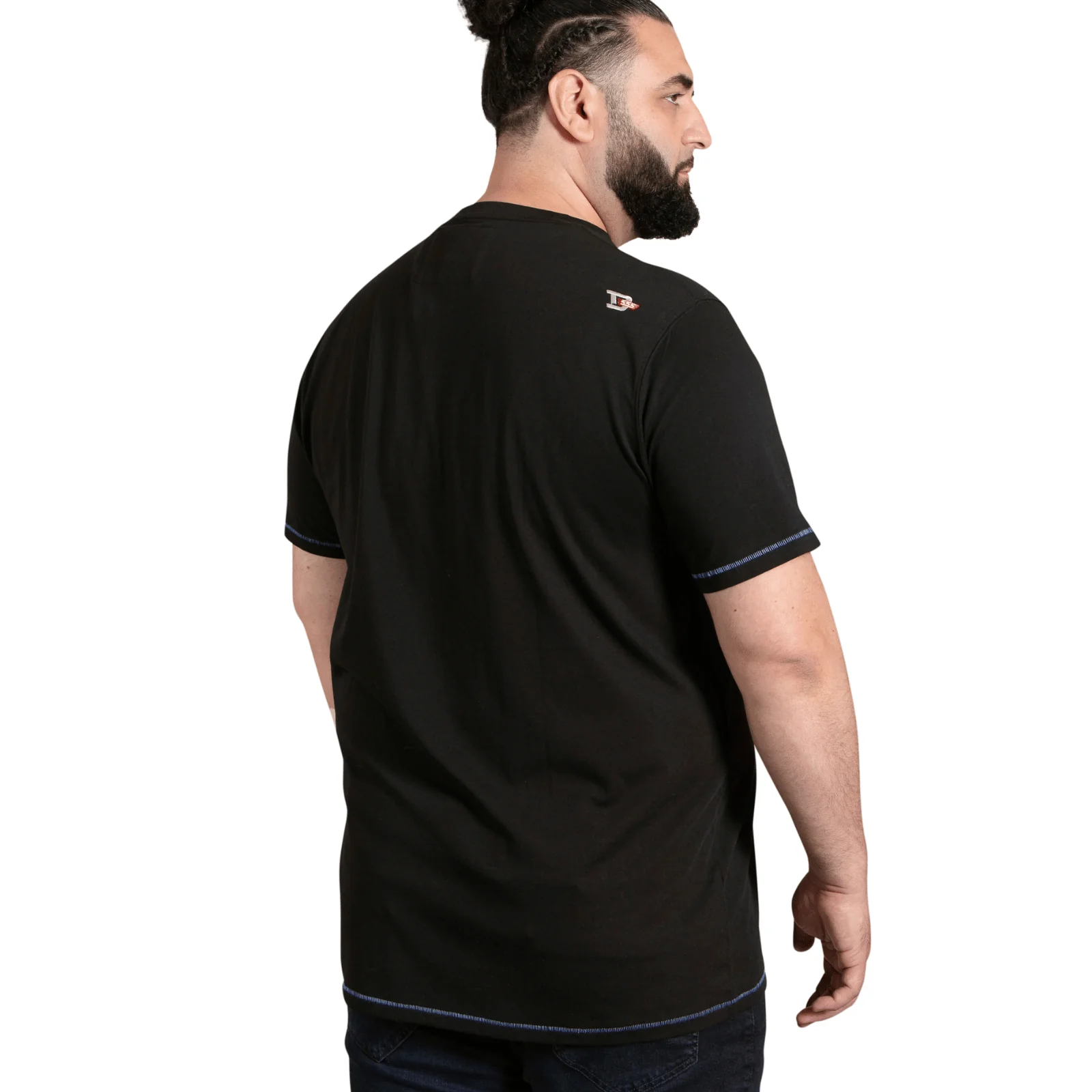 D555 Mens Dewsbury Big & Tall Skeleton Bike Short Sleeve T-Shirt - Image 2
