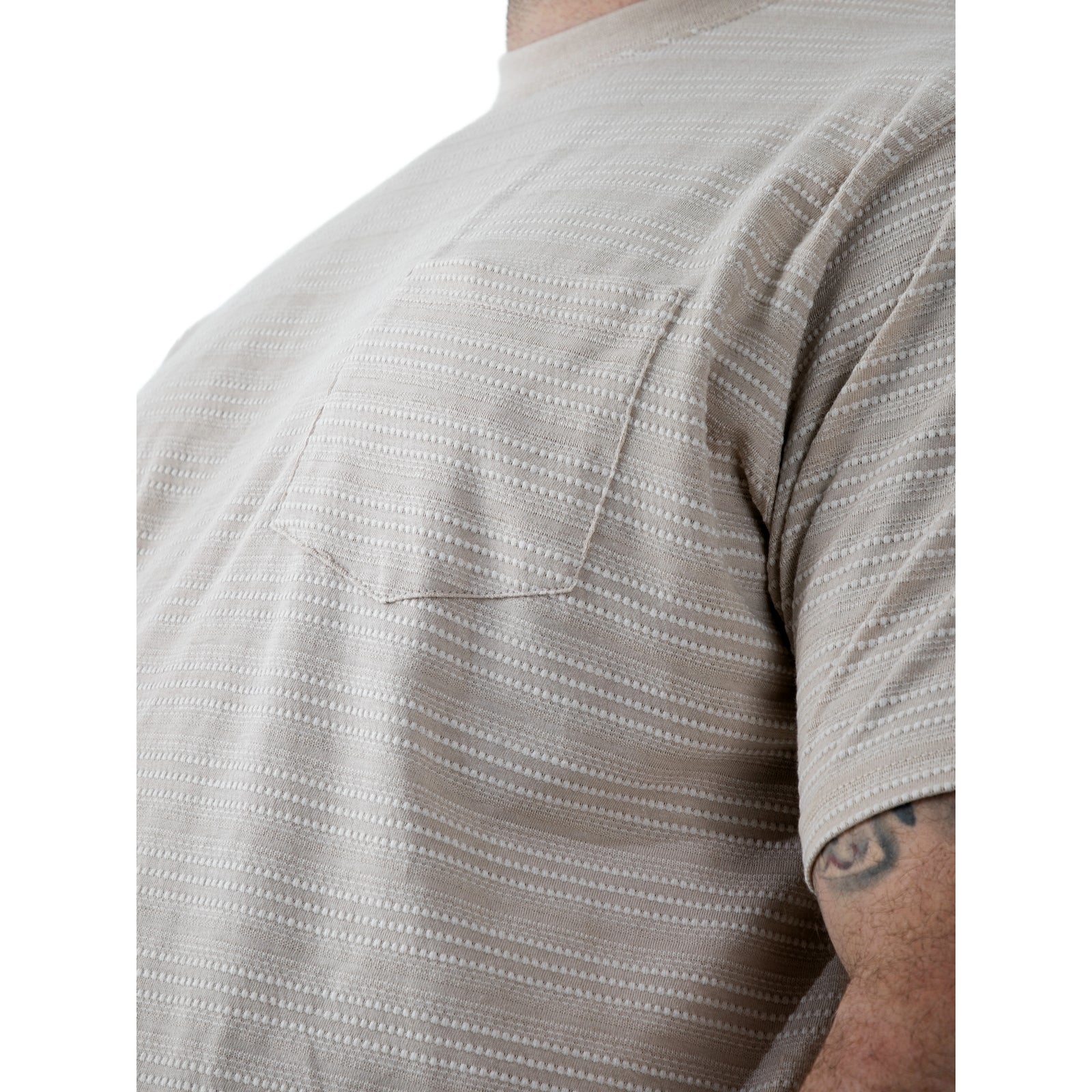 D555 Mens Dingle Big & Tall High Low Short Sleeve T-Shirt - Image 9