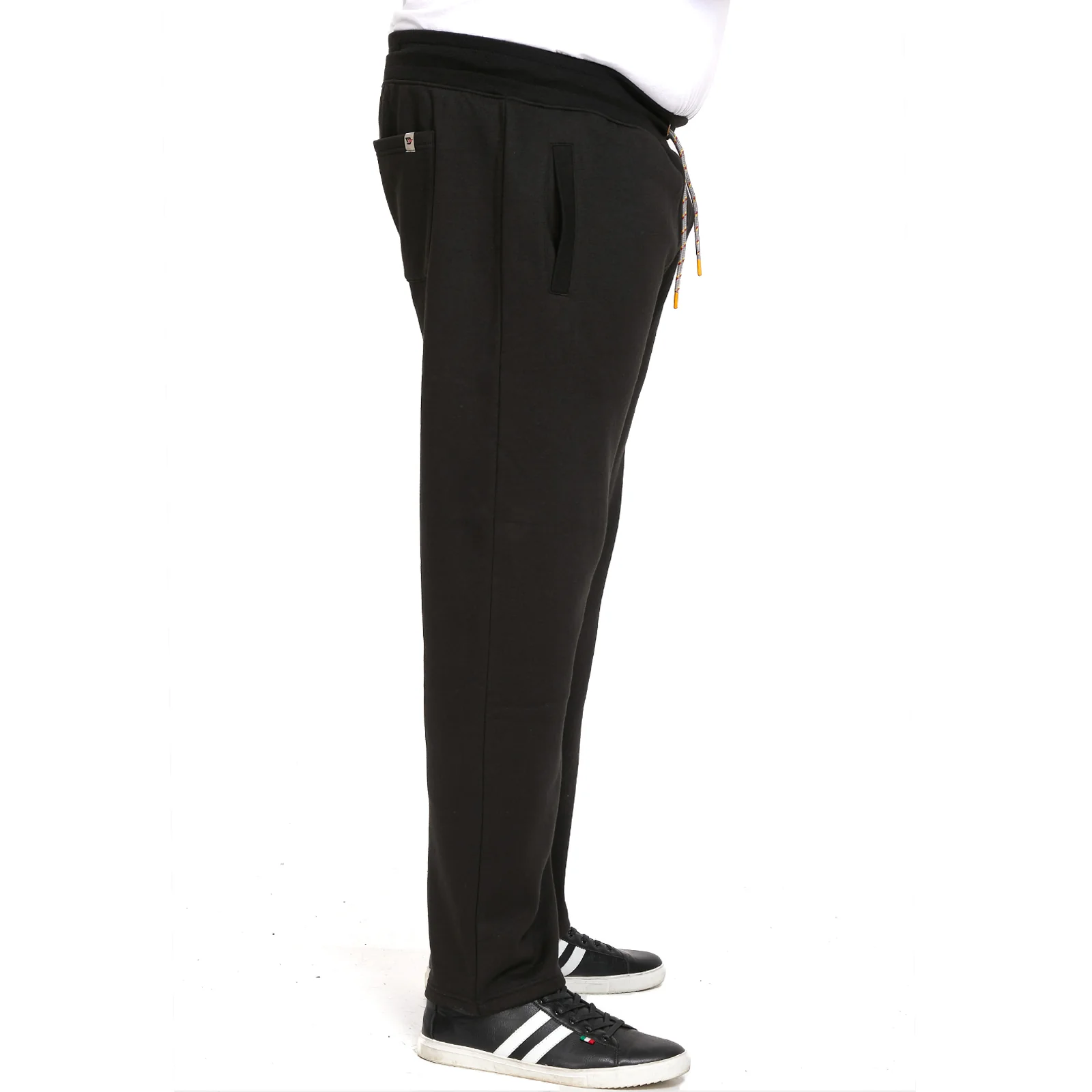 D555 Mens Gloucester Big & Tall Open Hem Joggers - Image 7