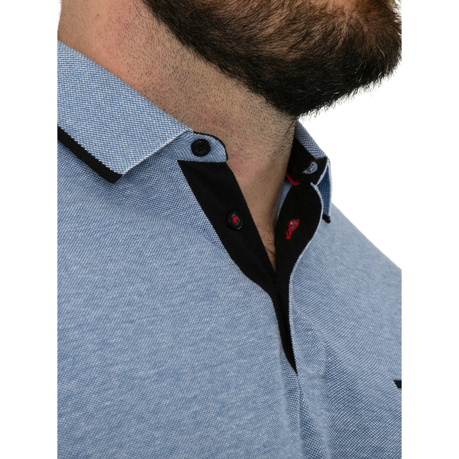 D555 Mens Harvey Big & Tall Pique Short Sleeve Polo Shirt - Image 10
