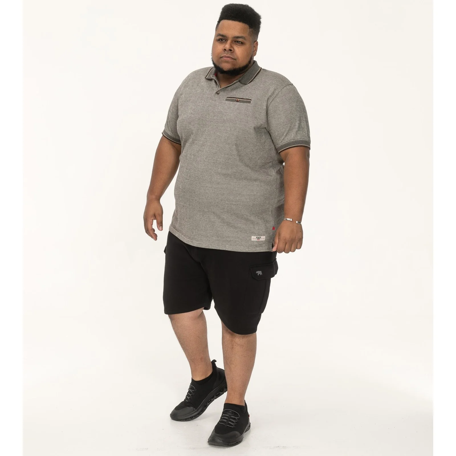 D555 Mens Holyhead Big & Tall Short Sleeve Polo Shirt - Image 3