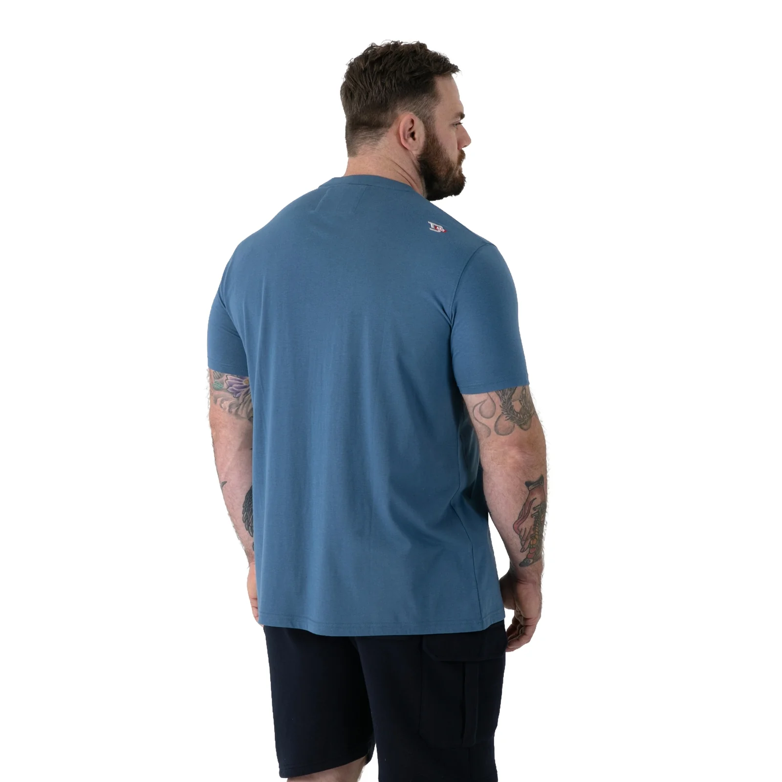 D555 Mens Hovell Big & Tall Beach Icon Short Sleeve T-Shirt - Image 3