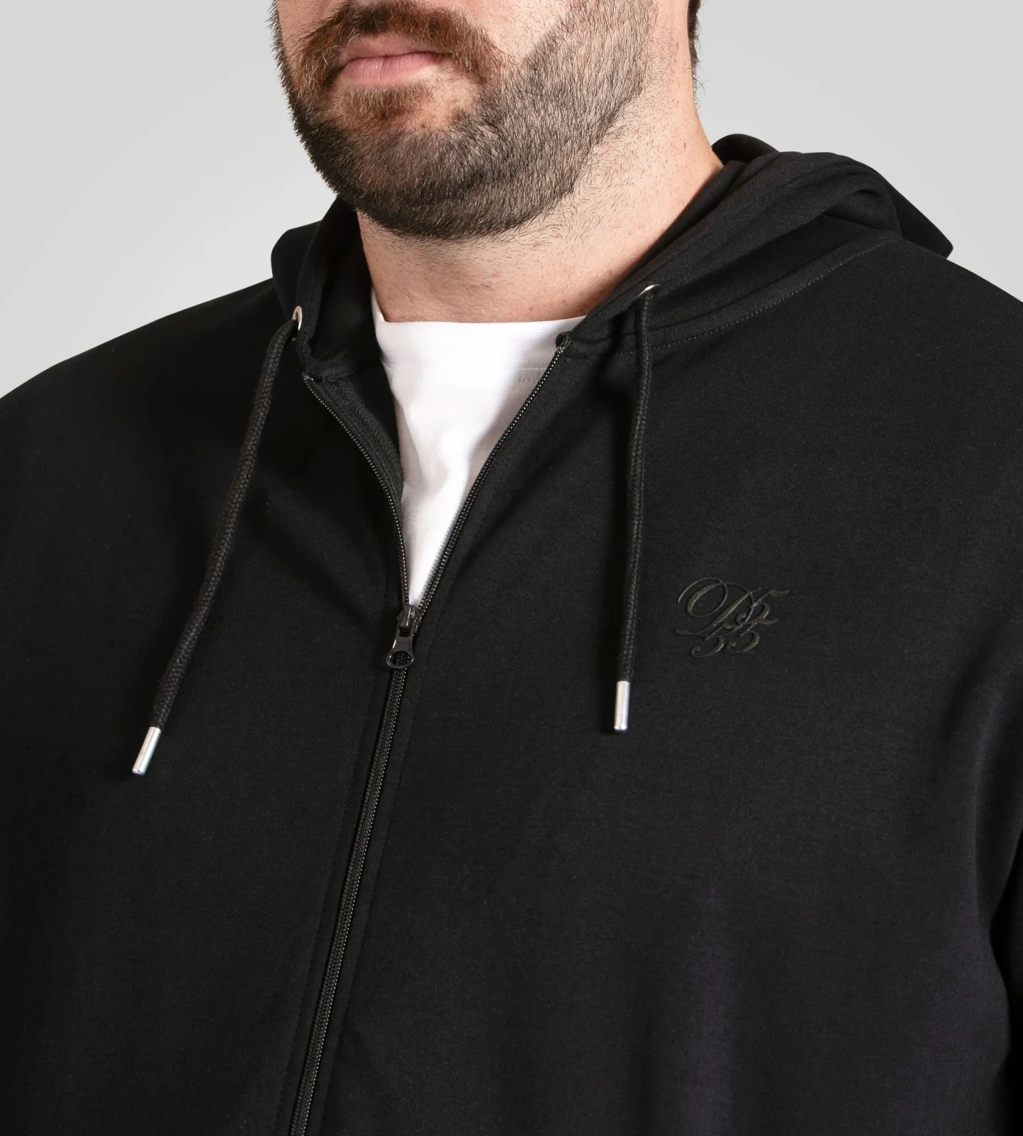 D555 Mens Kenilworth Big & Tall Full Zip Hoodie - Image 5