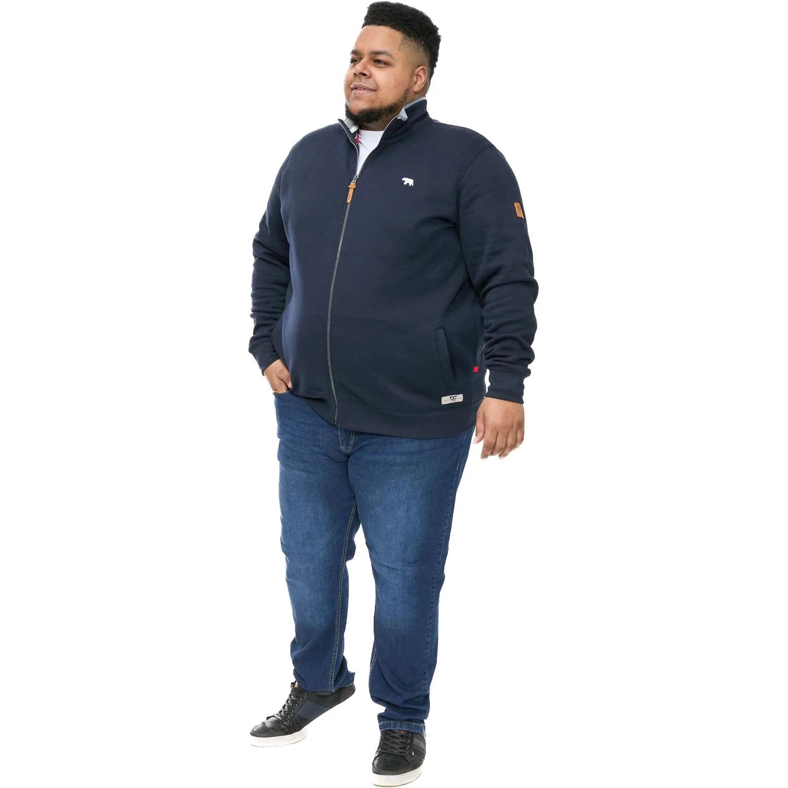 D555 Mens Nashua Big & Tall Full Zip Jacket - Image 3