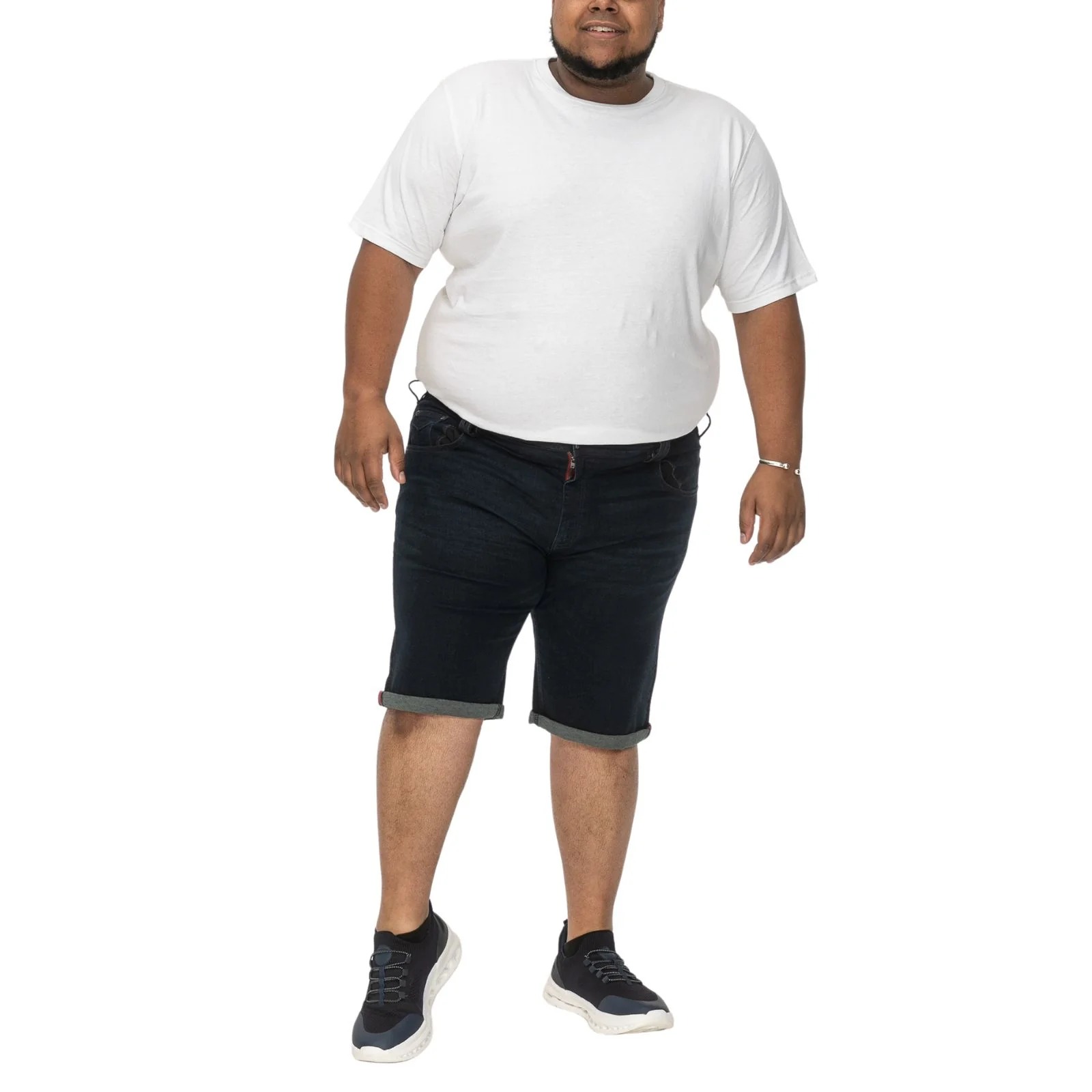 D555 Mens Plymouth Big & Tall Denim Shorts - Image 2