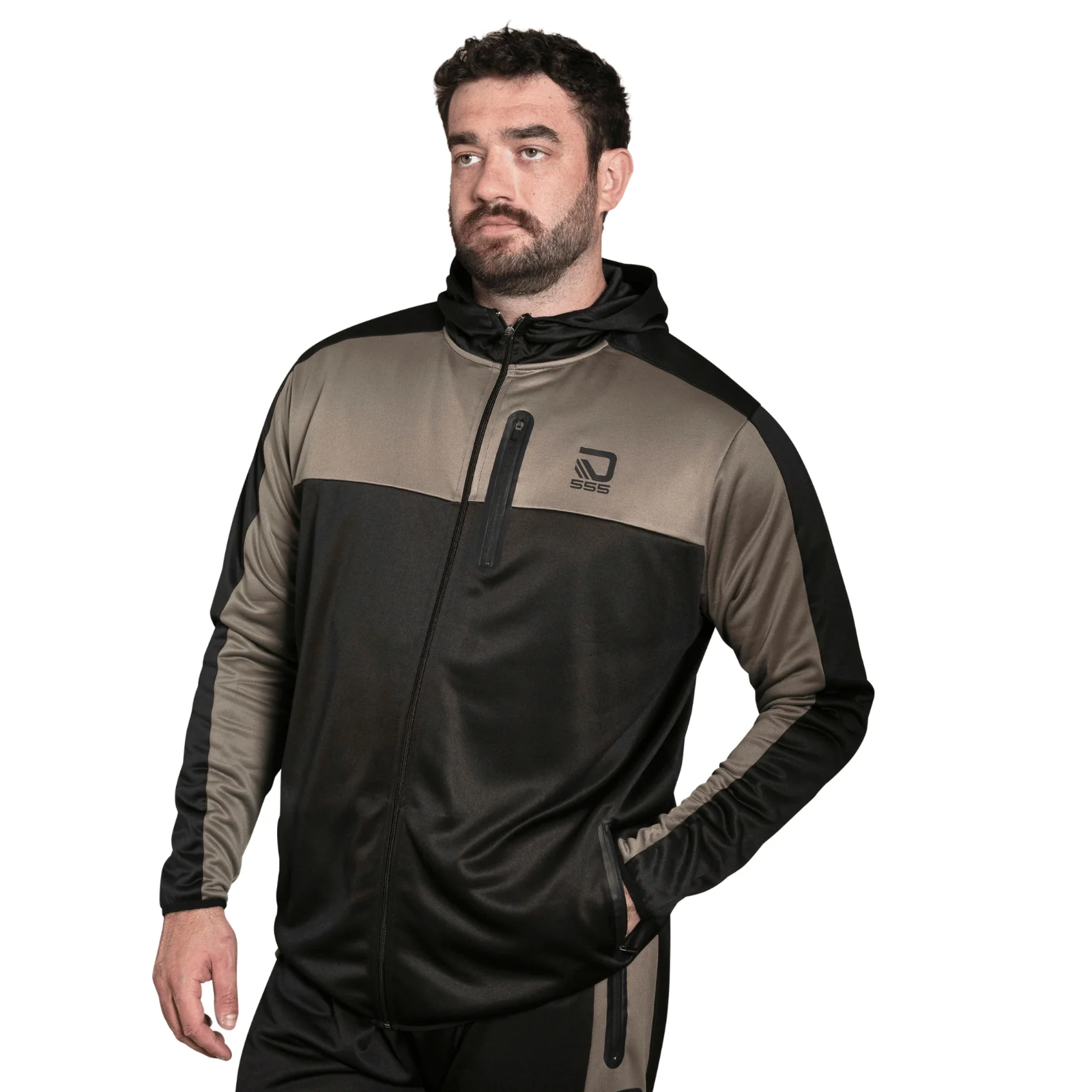 D555 Mens Southport Big & Tall Full Zip Hoodie