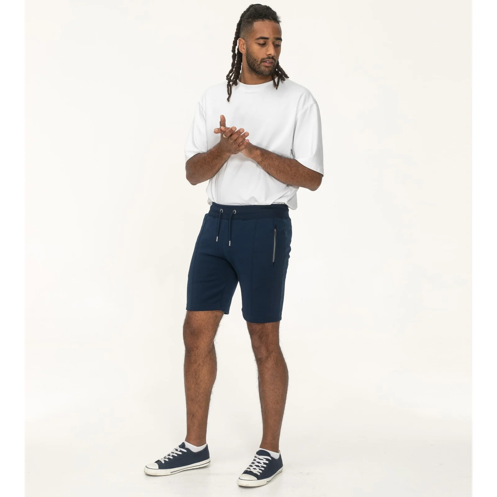 D555 Mens Spalding Big & Tall Elasticated Chino Shorts - Image 4