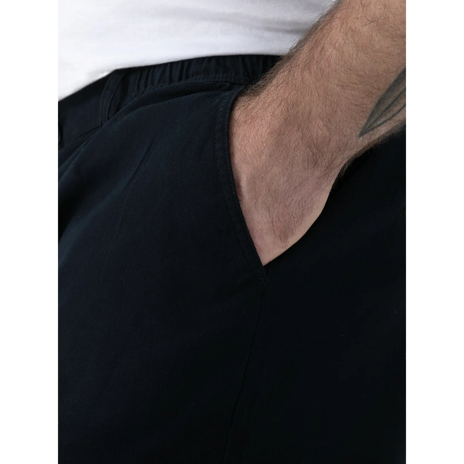 D555 Mens Spencer Big & Tall Elasticated Waist Chino Shorts - Image 12