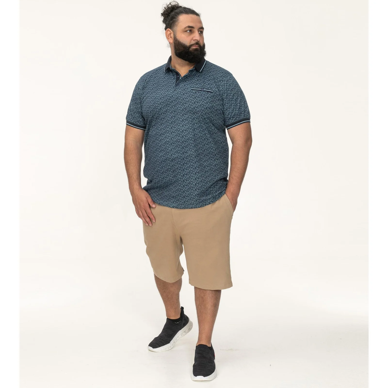 D555 Mens Woolwich Big & Tall Short Sleeve Polo Shirt - Image 2