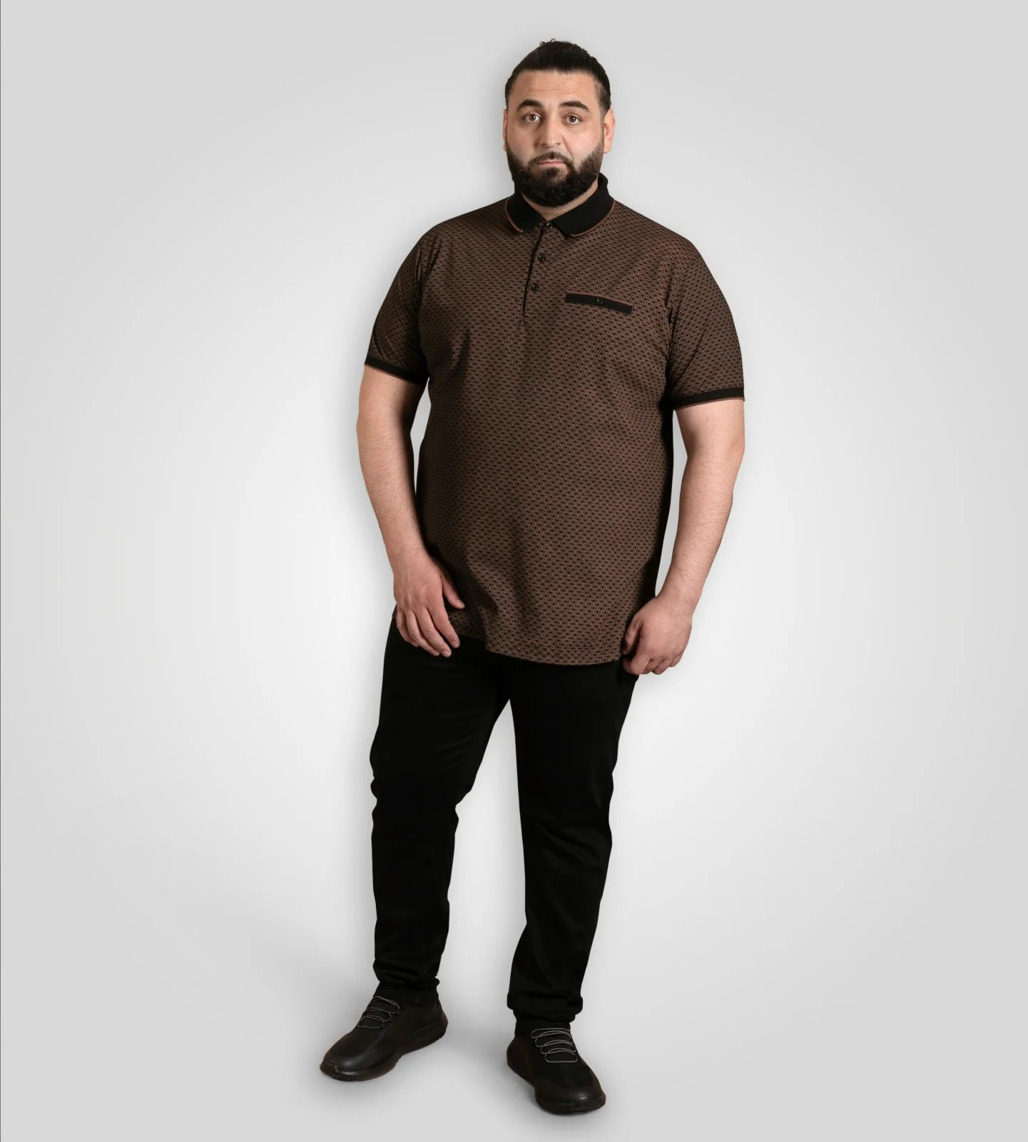 D555 Mens Worksop Big & Tall Short Sleeve Polo Shirt - Image 2