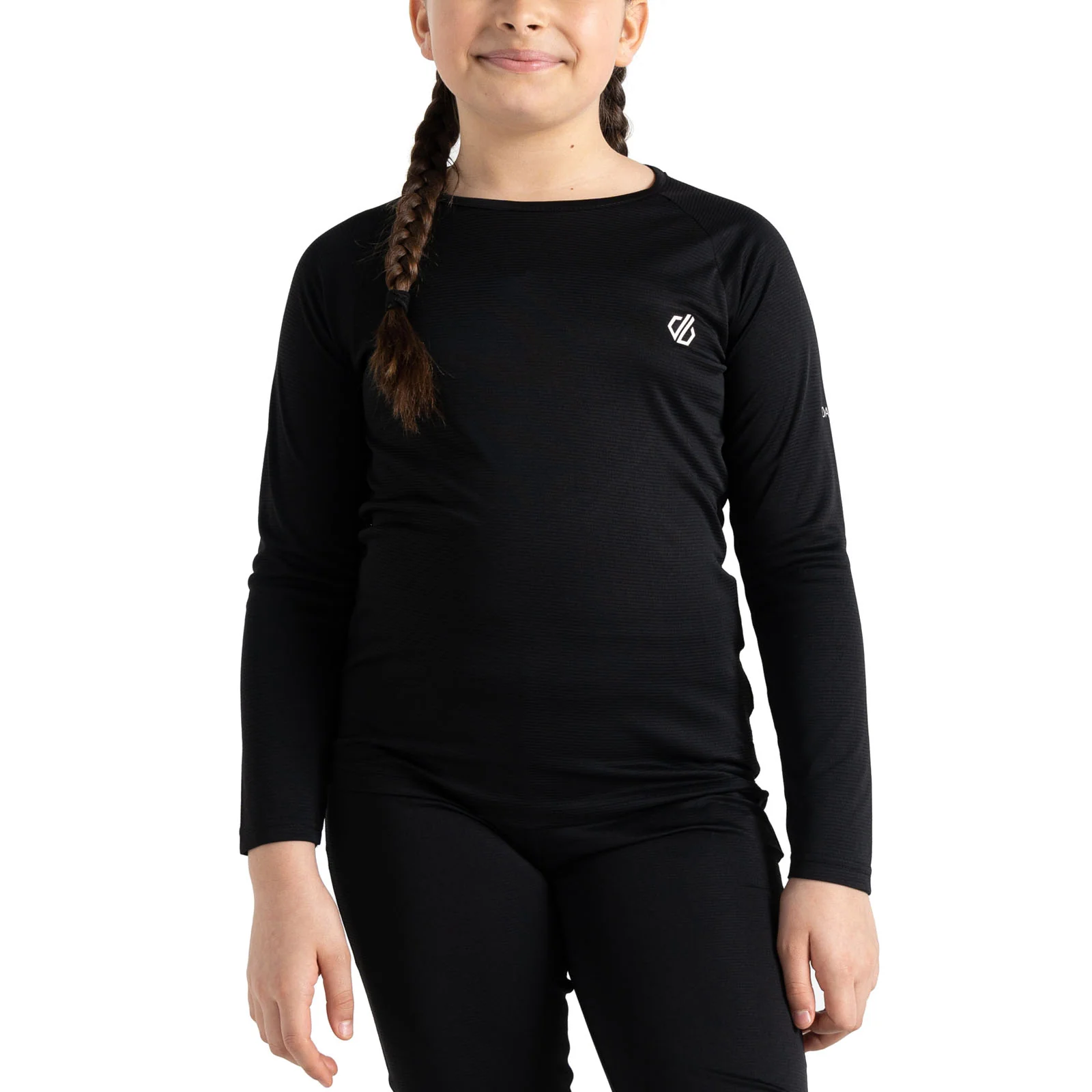 Dare 2b Kids Elate II Long Sleeve Baselayer Set - Black - Image 3