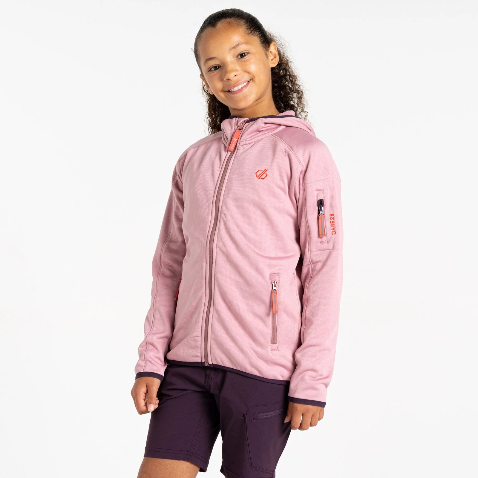 Dare 2B Kids Explore Hooded Full Zip Fleece - Image 3