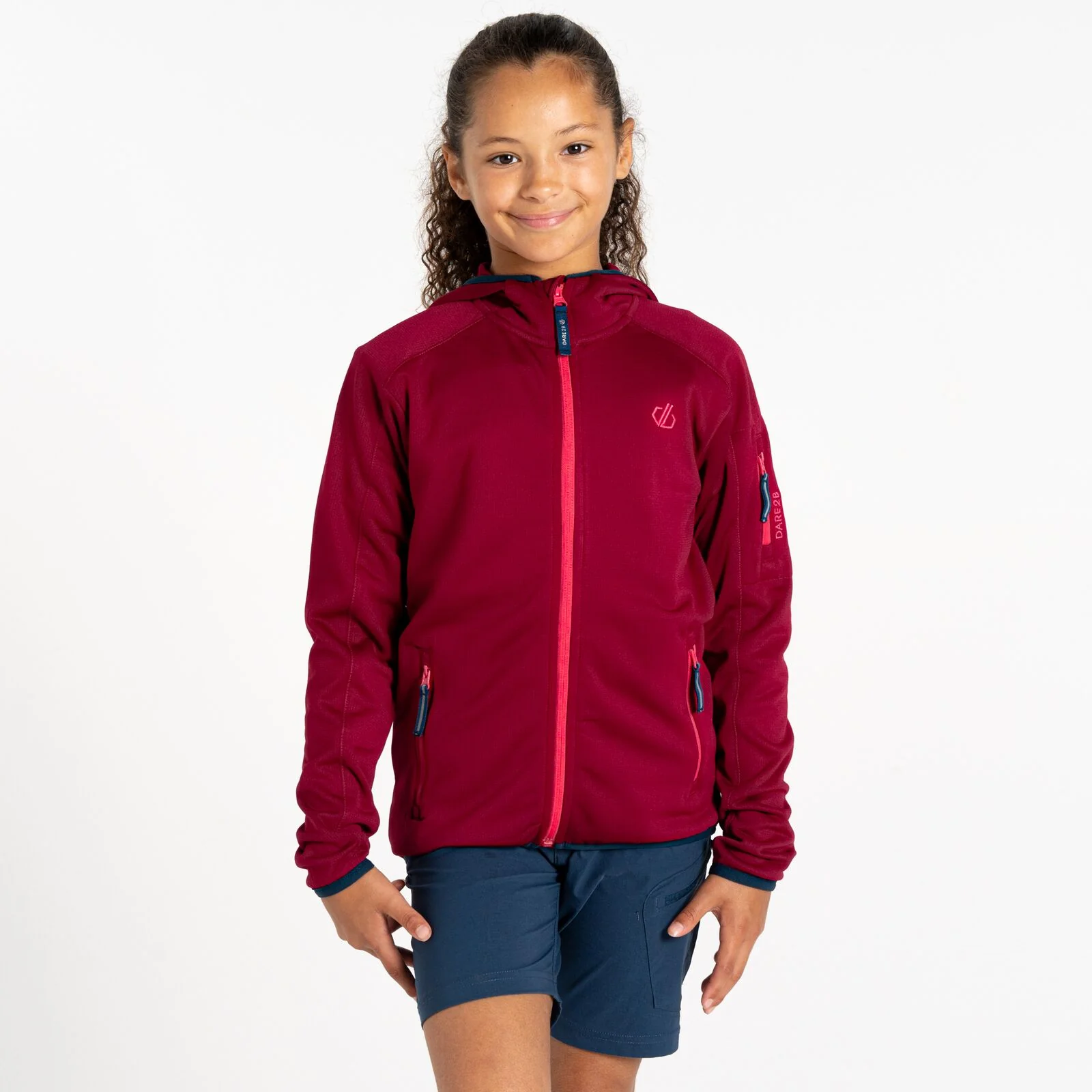 Dare 2B Kids Explore Hooded Full Zip Fleece - Image 5