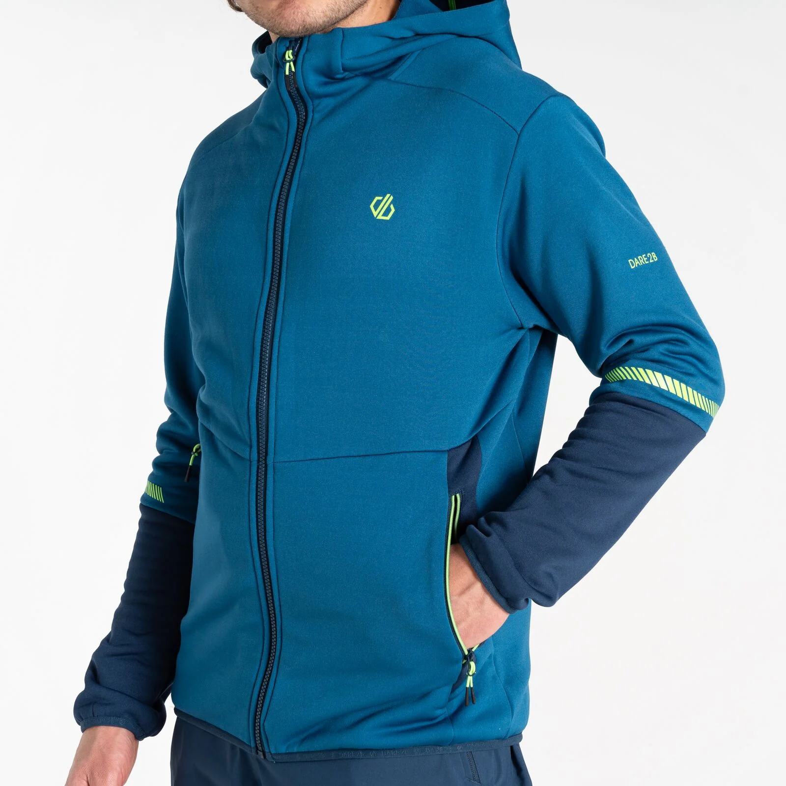 Dare 2B Mens Camber Core Stretch Full Zip Fleece - Image 8