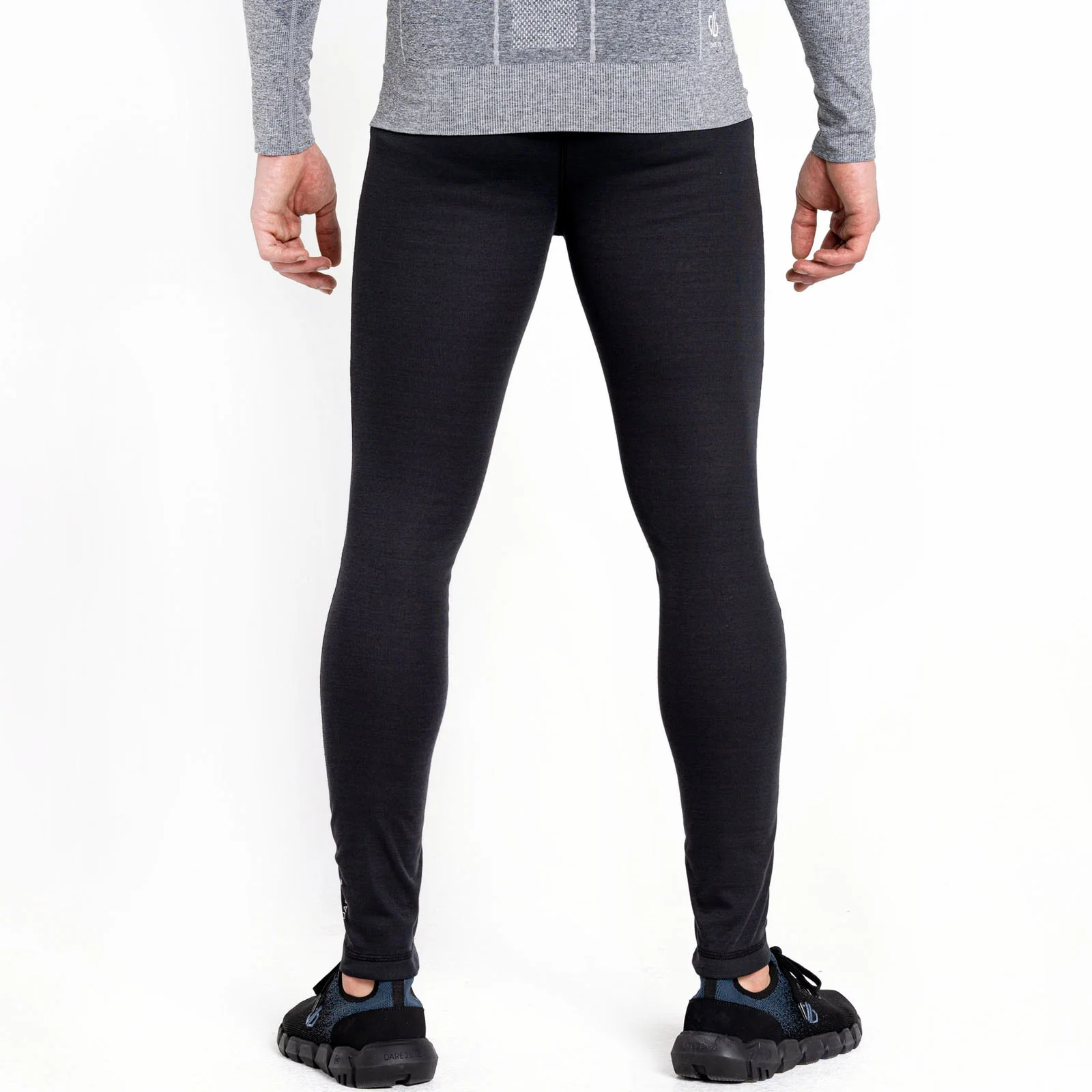 Dare 2b Mens Exchange Base Layer Leggings - Black - Image 2