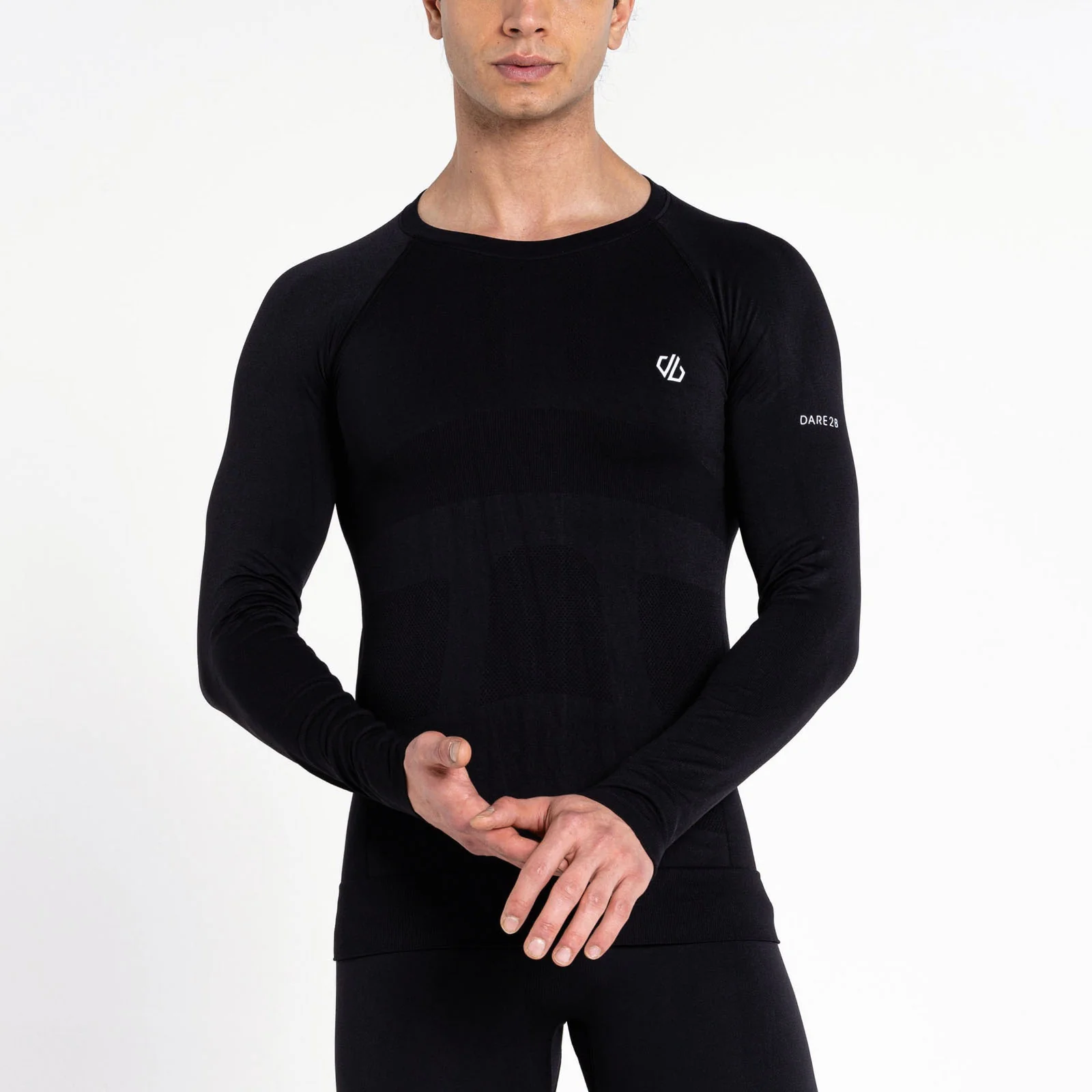 Dare 2b Mens In The Zone Thermal Baselayer Set - Black - Image 3