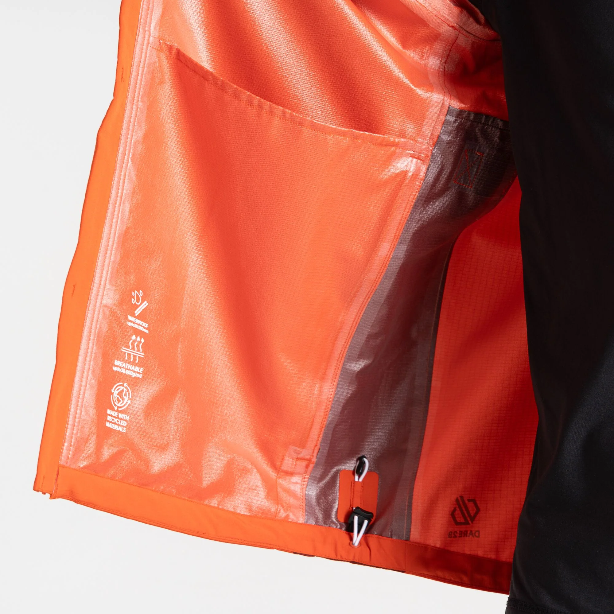 Dare 2b Mens Torrek Lite Waterproof Jacket - Image 9