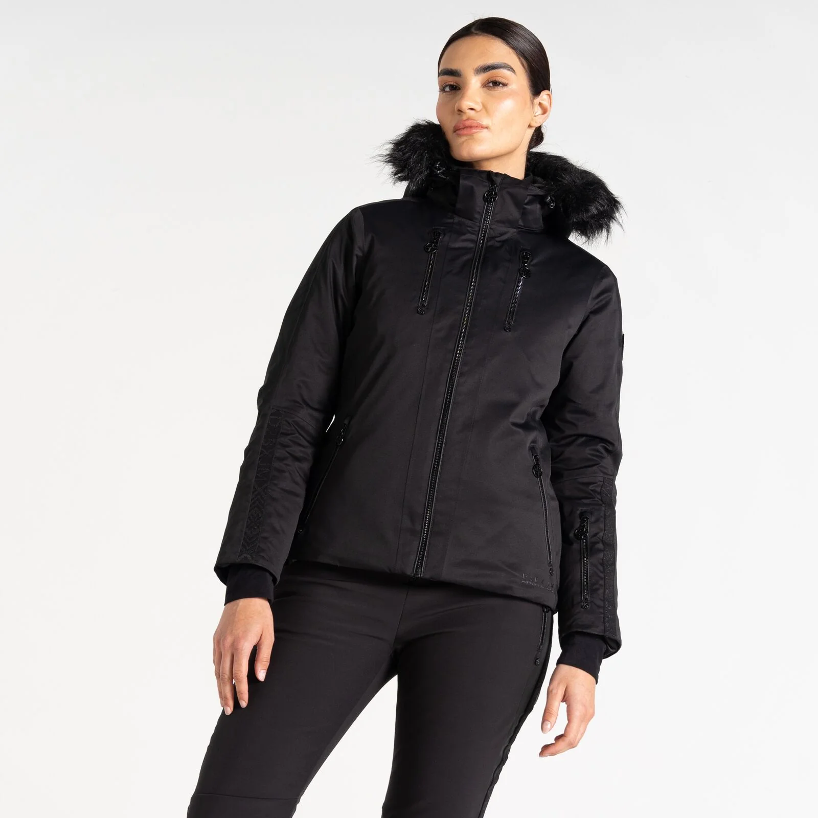 Dare 2B Womens Frenzied Faux Fur Hood Ski Jacket - Image 13
