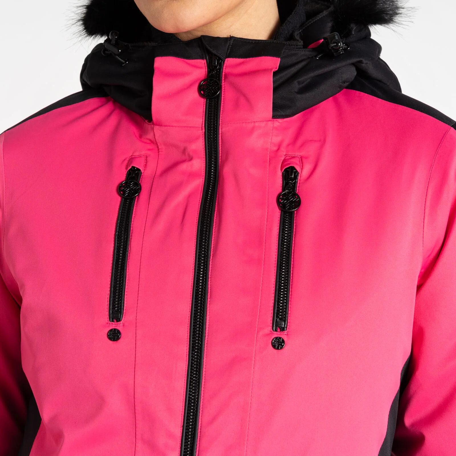 Dare 2B Womens Frenzied Faux Fur Hood Ski Jacket - Image 14