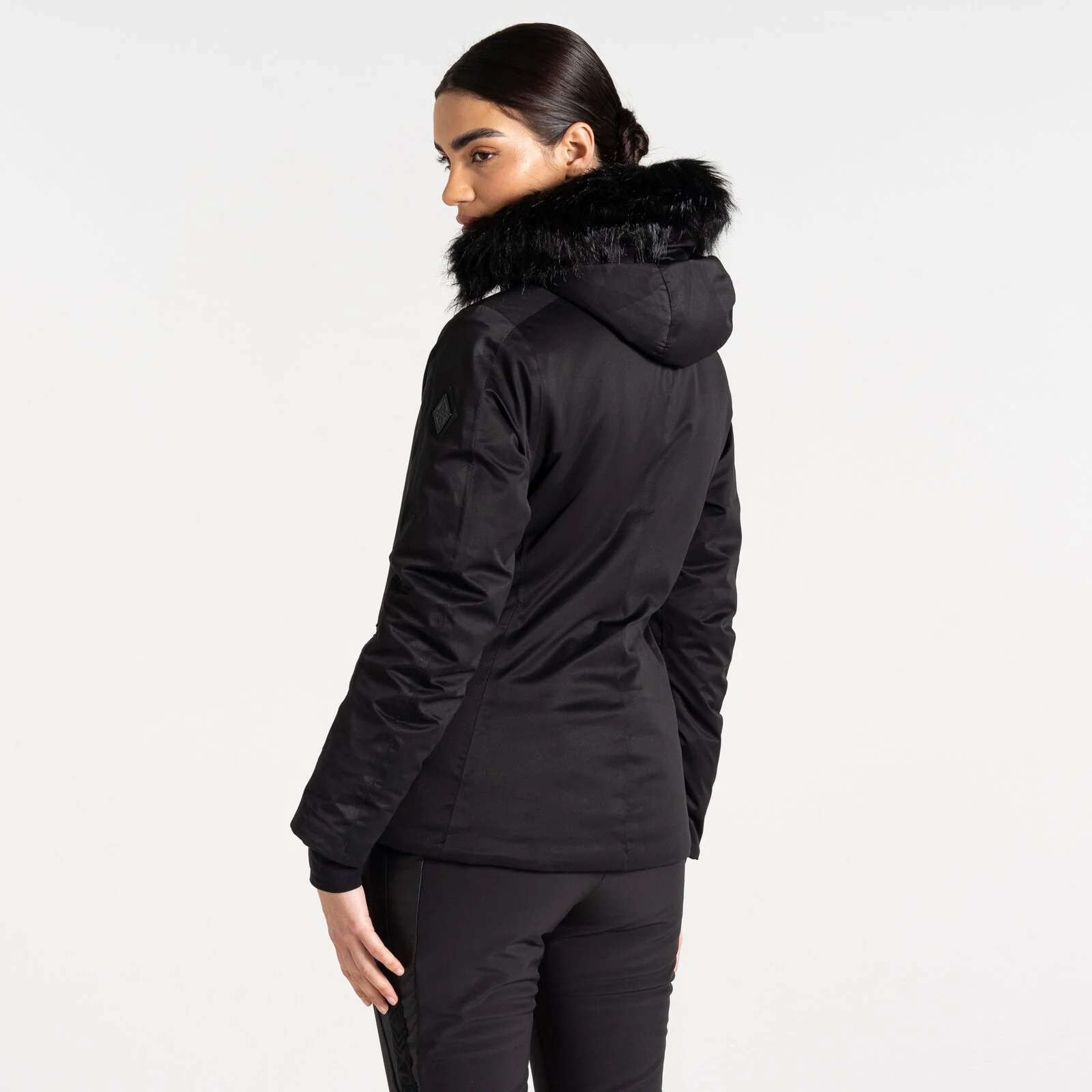 Dare 2B Womens Frenzied Faux Fur Hood Ski Jacket - Image 7