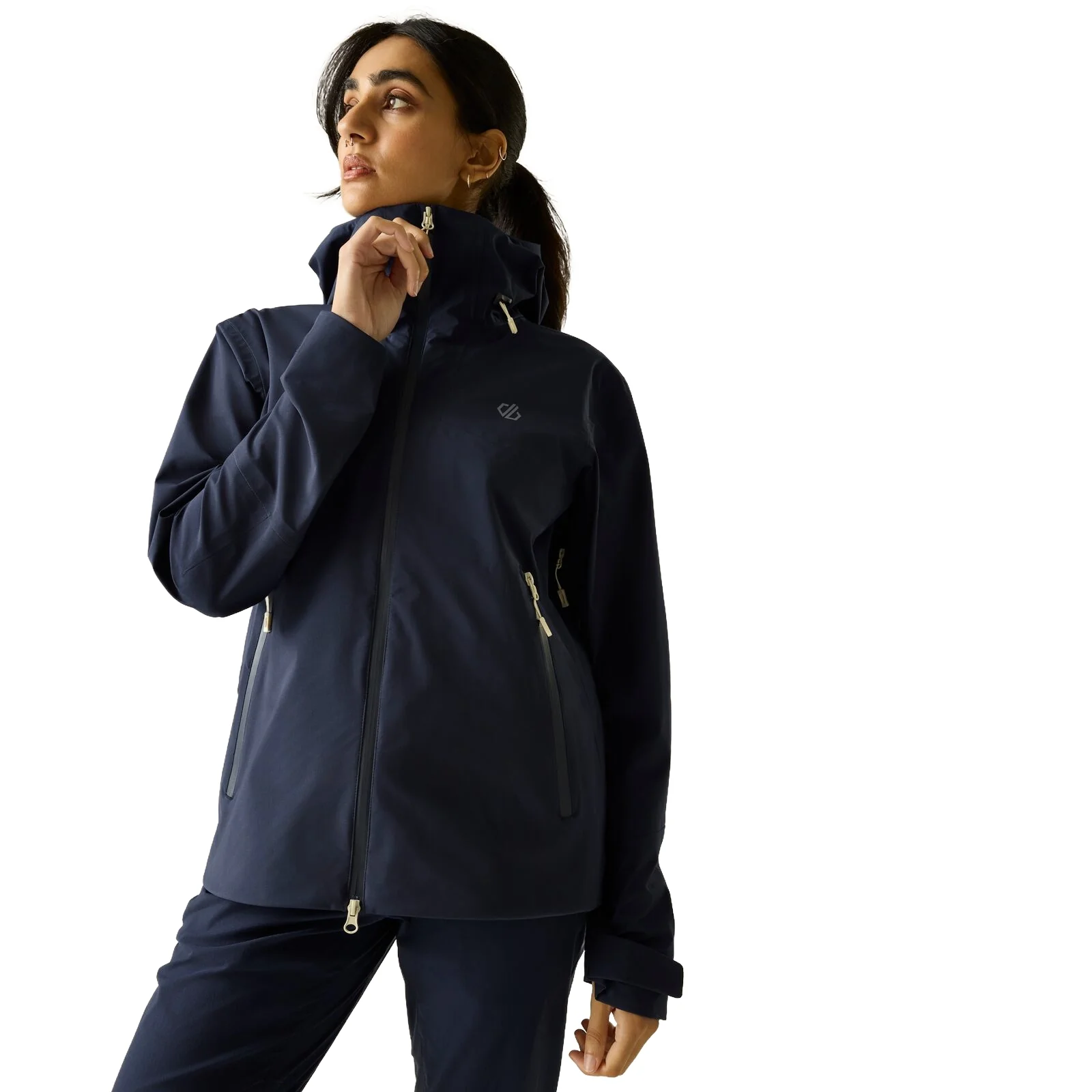 Dare 2b Womens Haik 3 Layer Lightweight Waterproof Jacket - Image 3