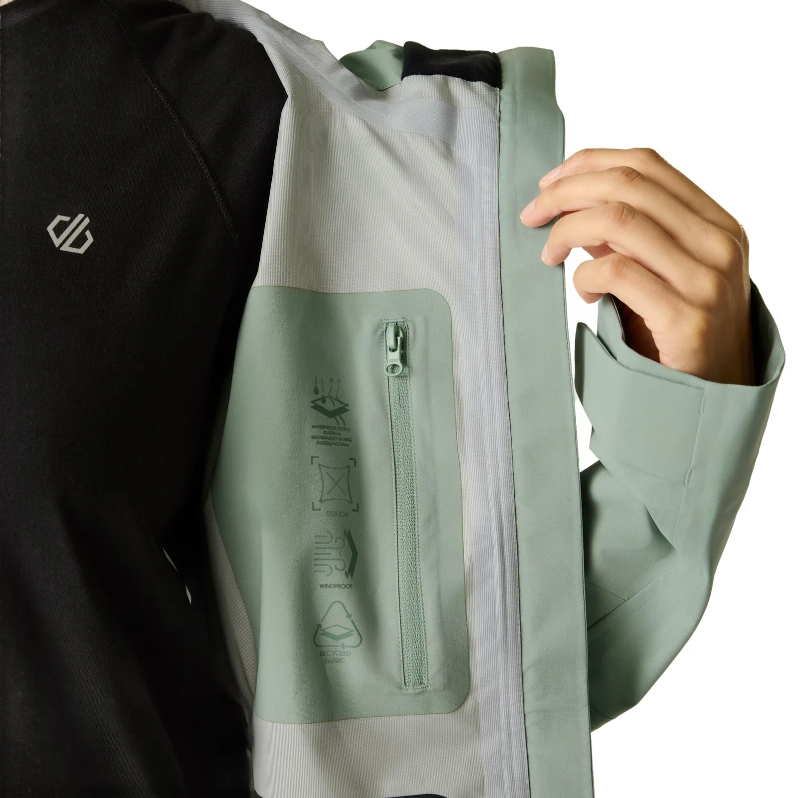 Dare 2b Womens Haik 3 Layer Lightweight Waterproof Jacket - Image 8